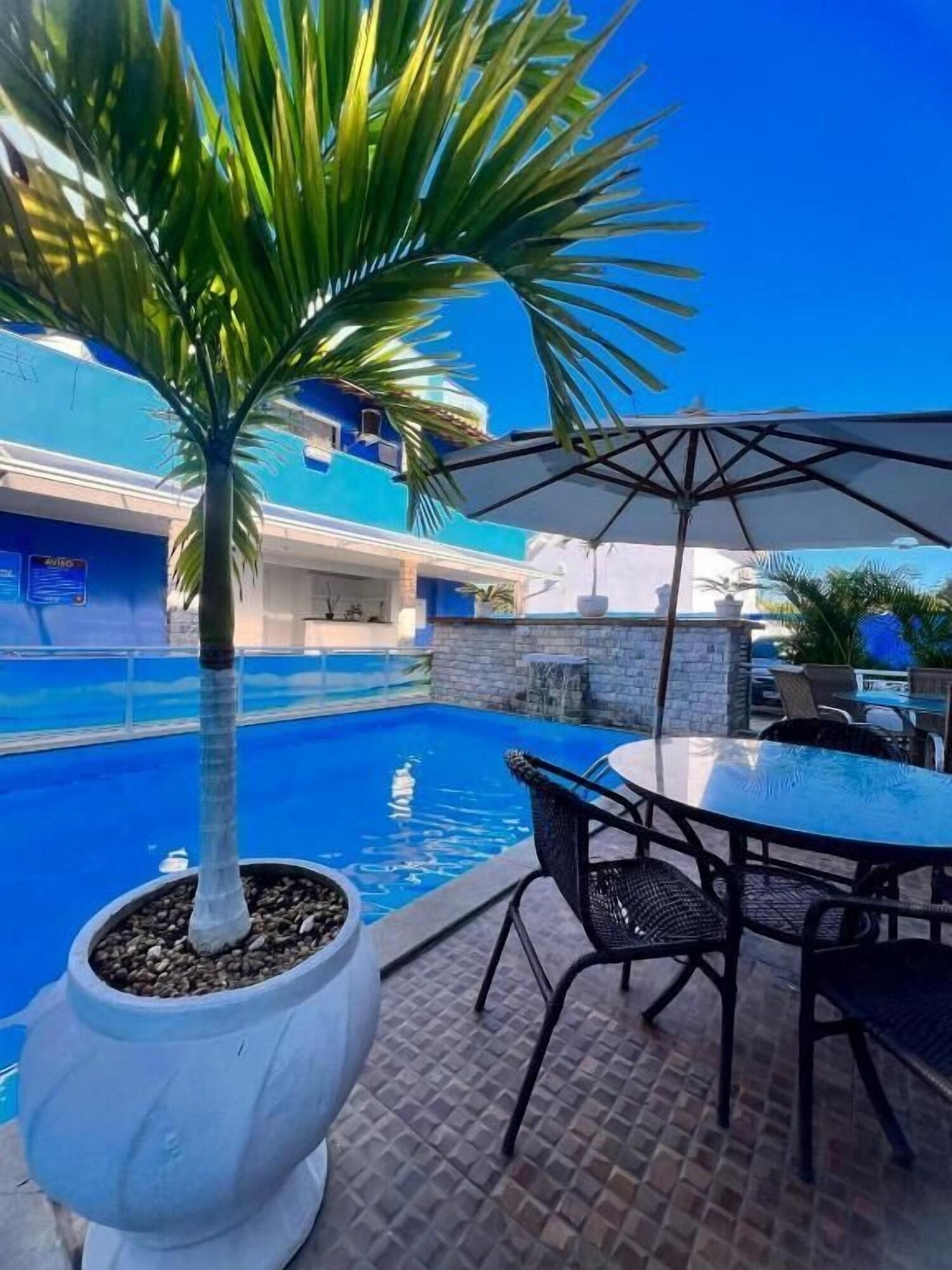 Vista Piscina Pousada Maresia Costa Azul