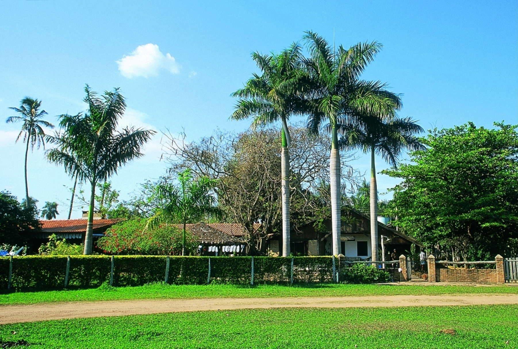 Vista da fachada Pousada Aguape