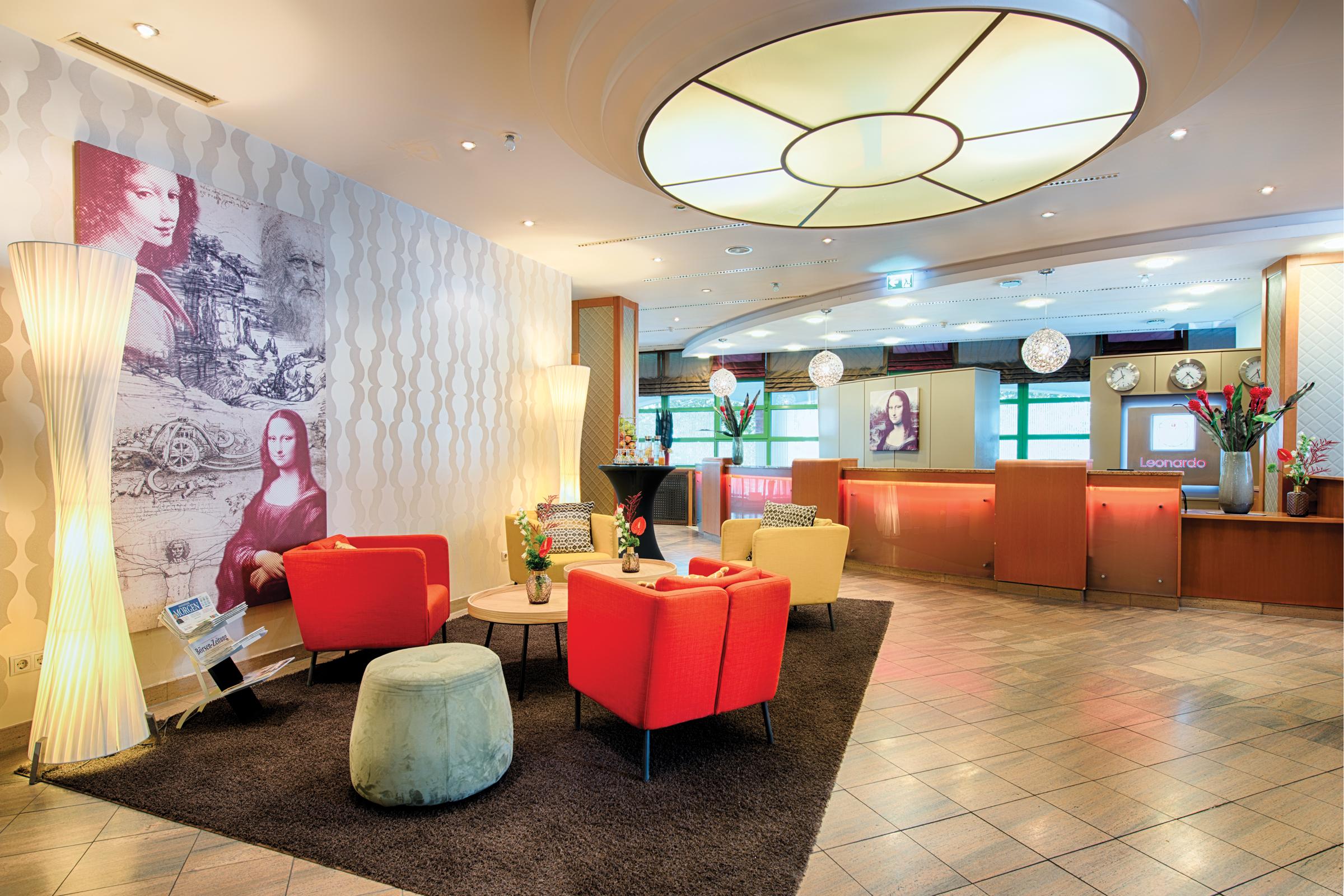 Vista Lobby Leonardo Hotel Mannheim City Center
