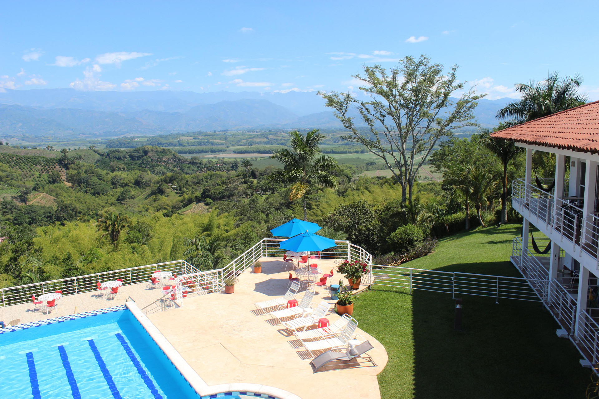 Vista da piscina Hotel Mirador Las Palmas