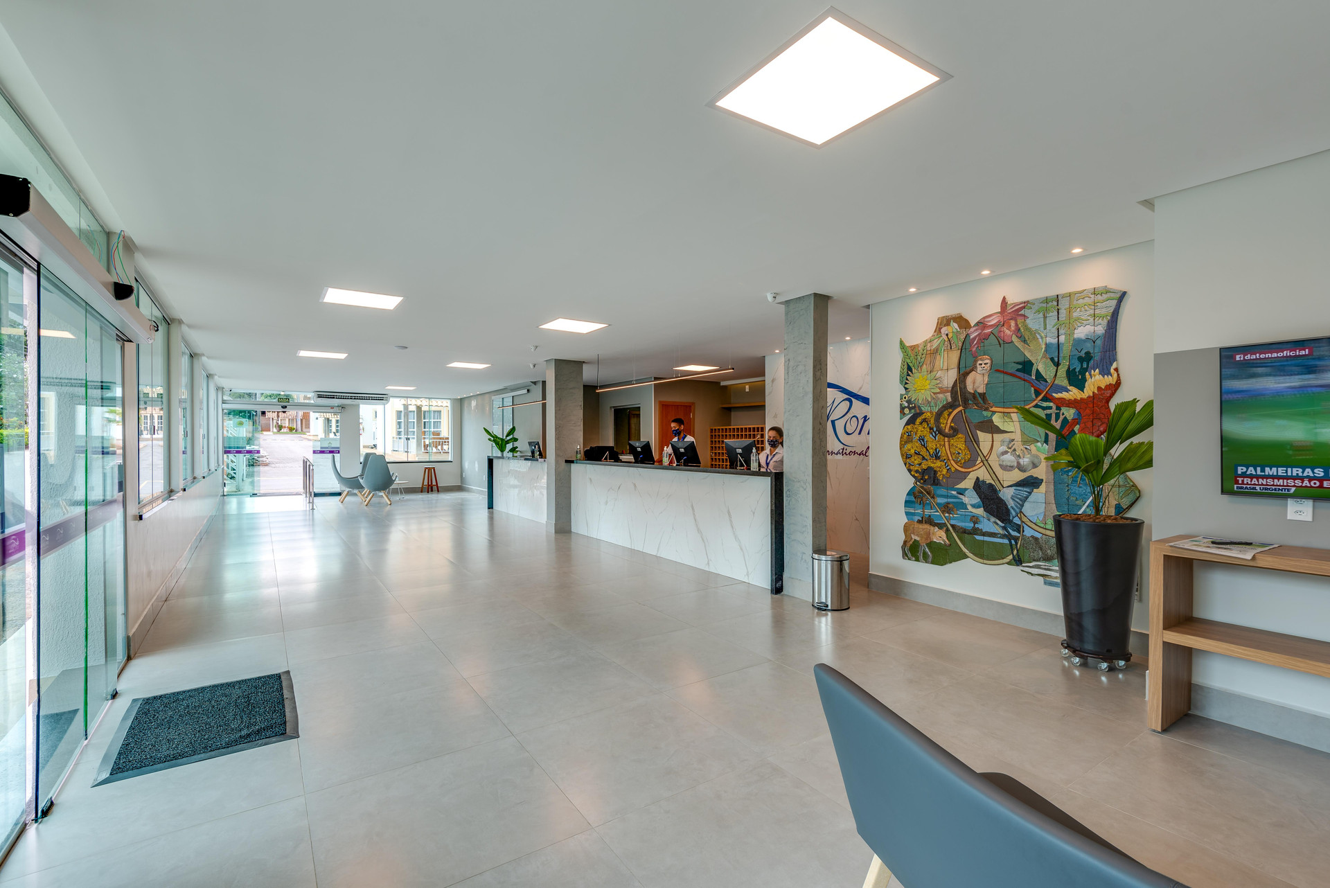 Vista Lobby DiRoma Resort - Direto com o Grupo DiRoma - acesso ao Acqua Park com café da manhã