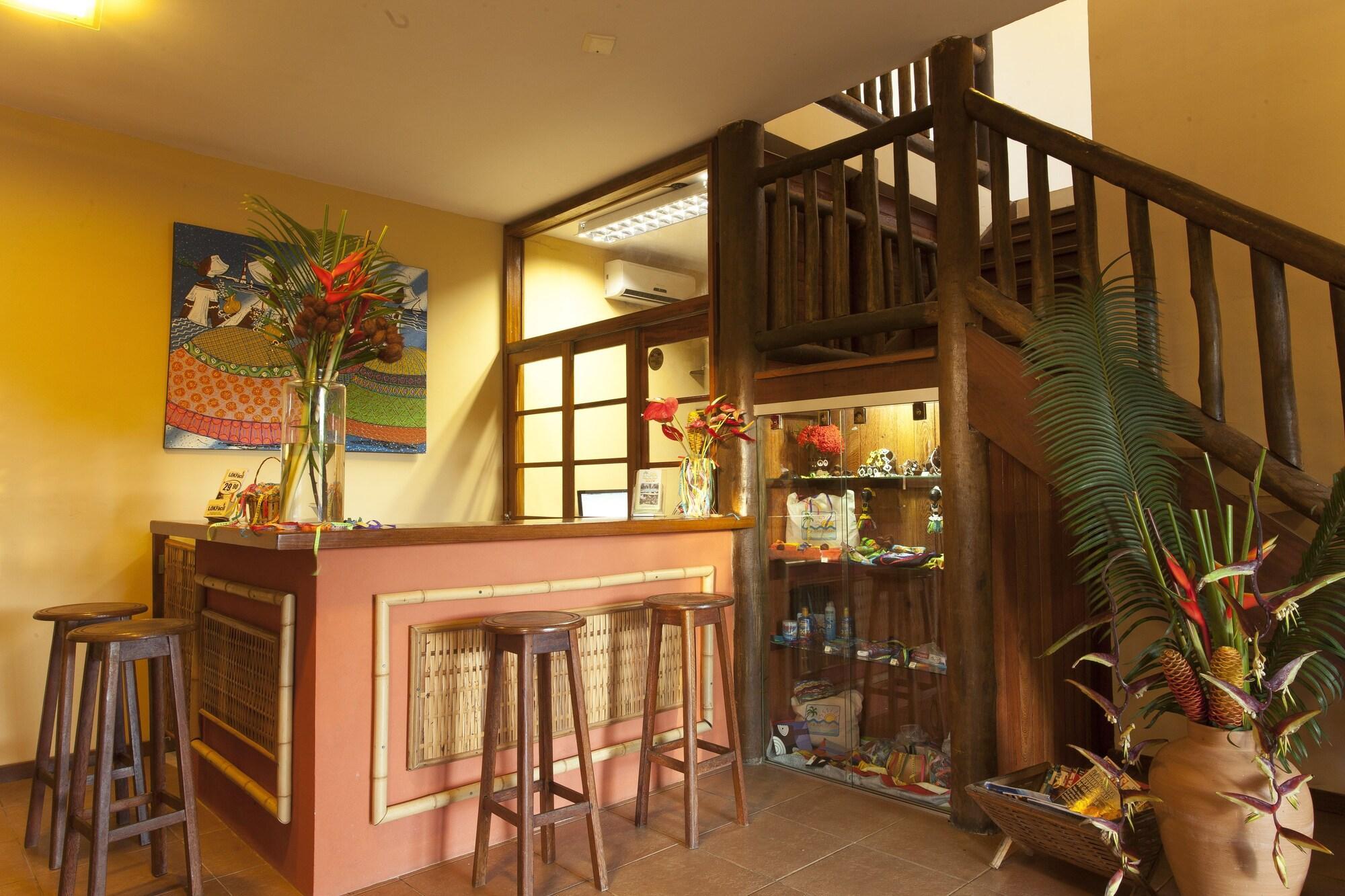 Vista Lobby Pousada Praia das Ondas - Pe  na areia