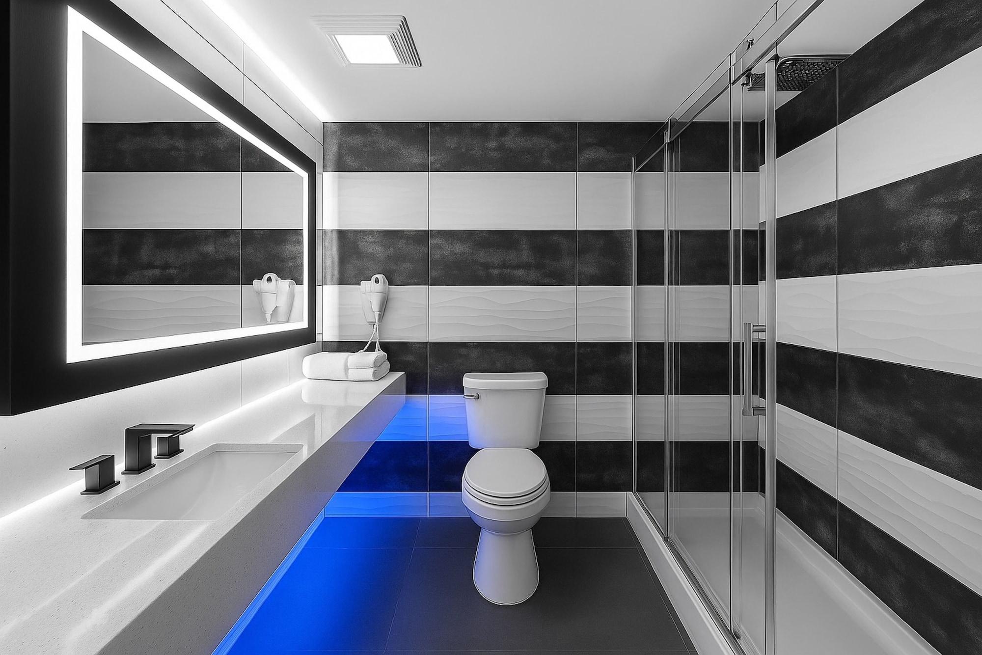 Equipamiento de Habitación Casa Azul Hotel Blu JFK