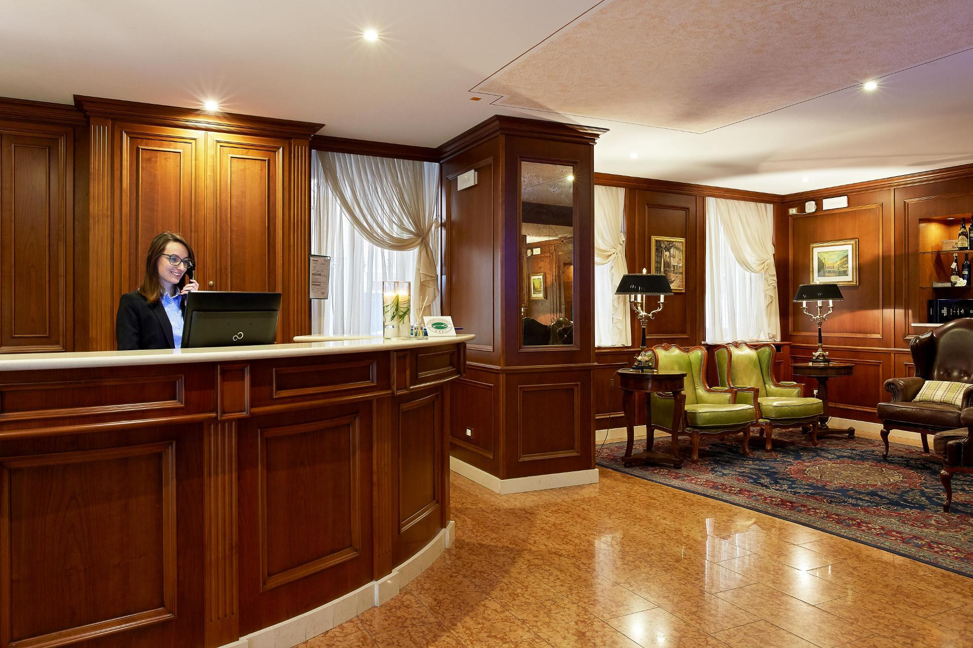 Vista Lobby Albergo Mazzanti