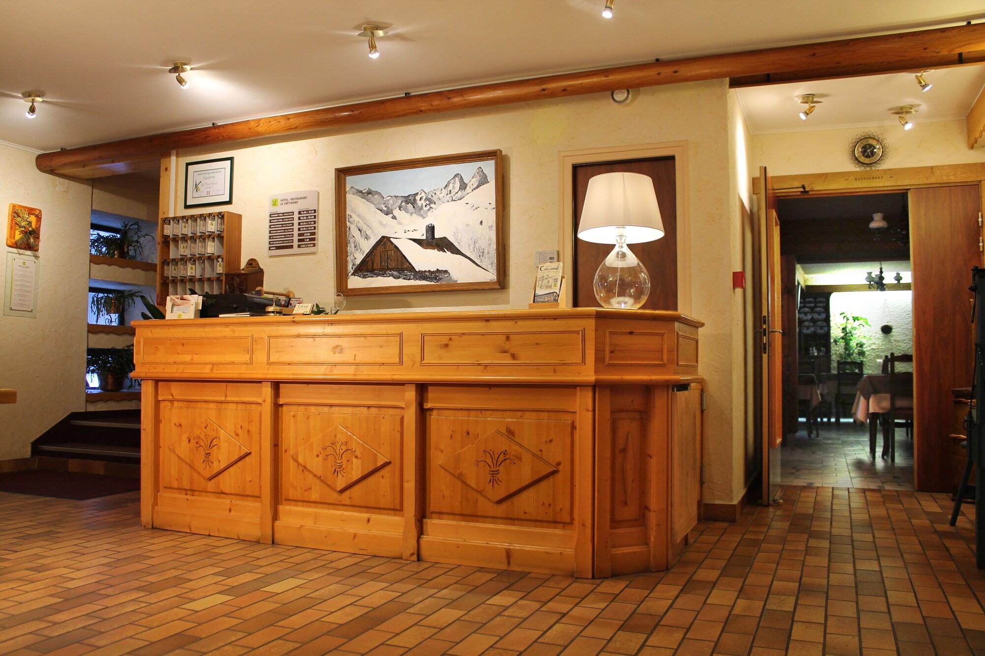 Vista Lobby Hôtel du Crêt Rond - Logis