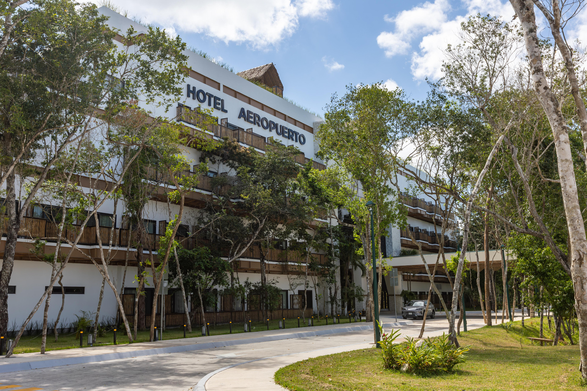Vista Exterior Hotel Mundo Maya Tulum Aeropuerto