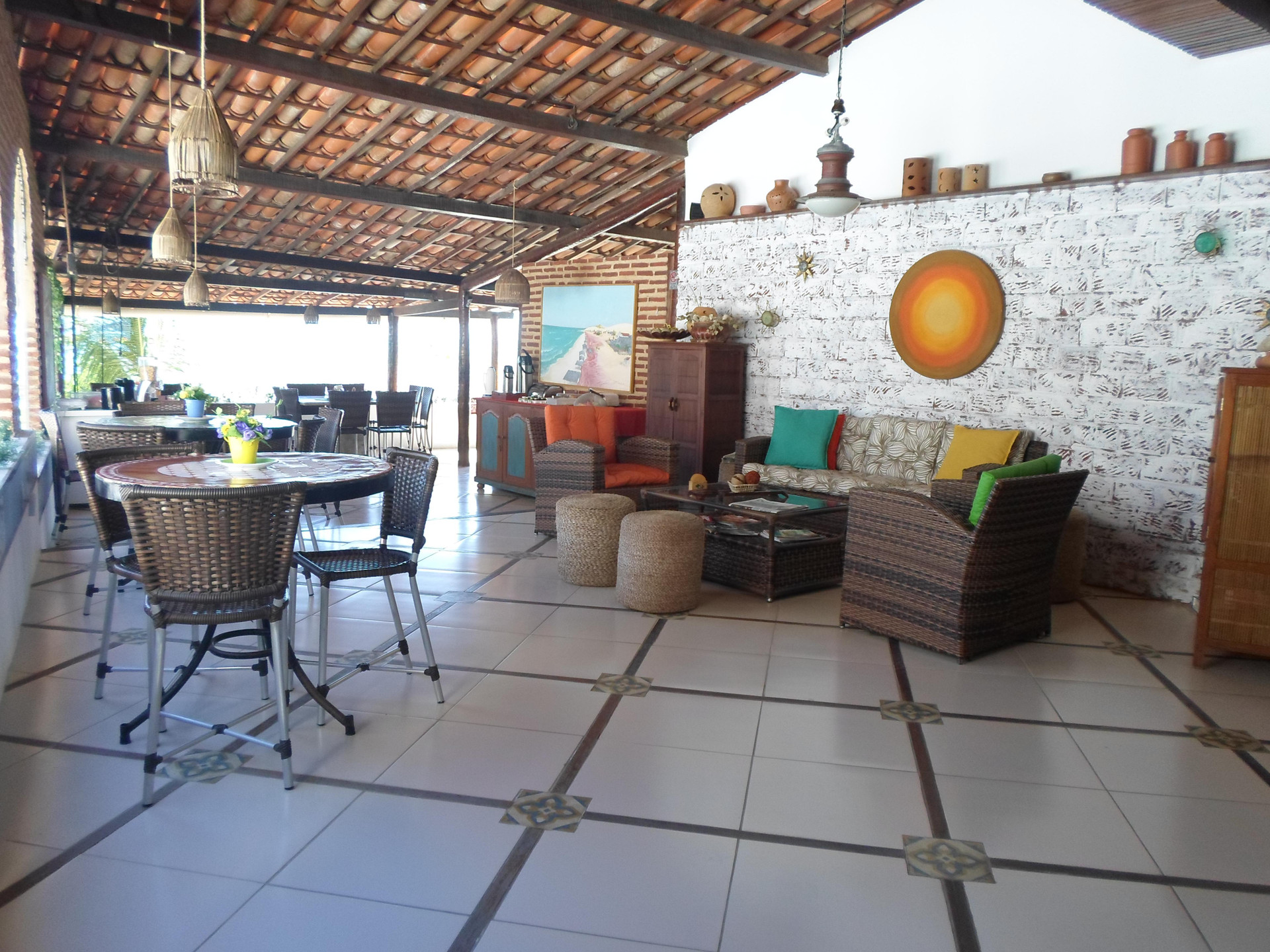 Vista Lobby Pousada Lua Estrela