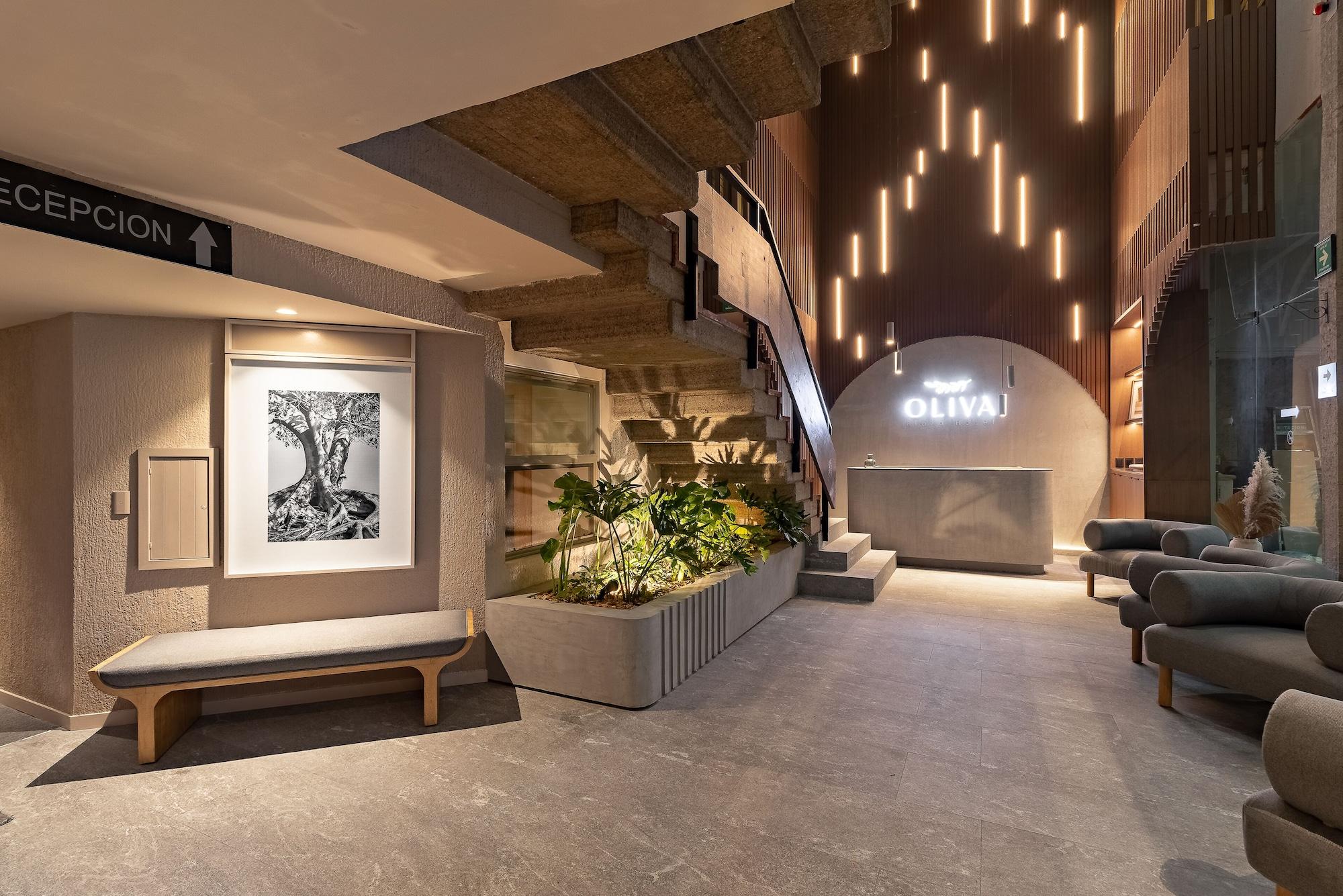 Vista Lobby Oliva Plaza Hotel