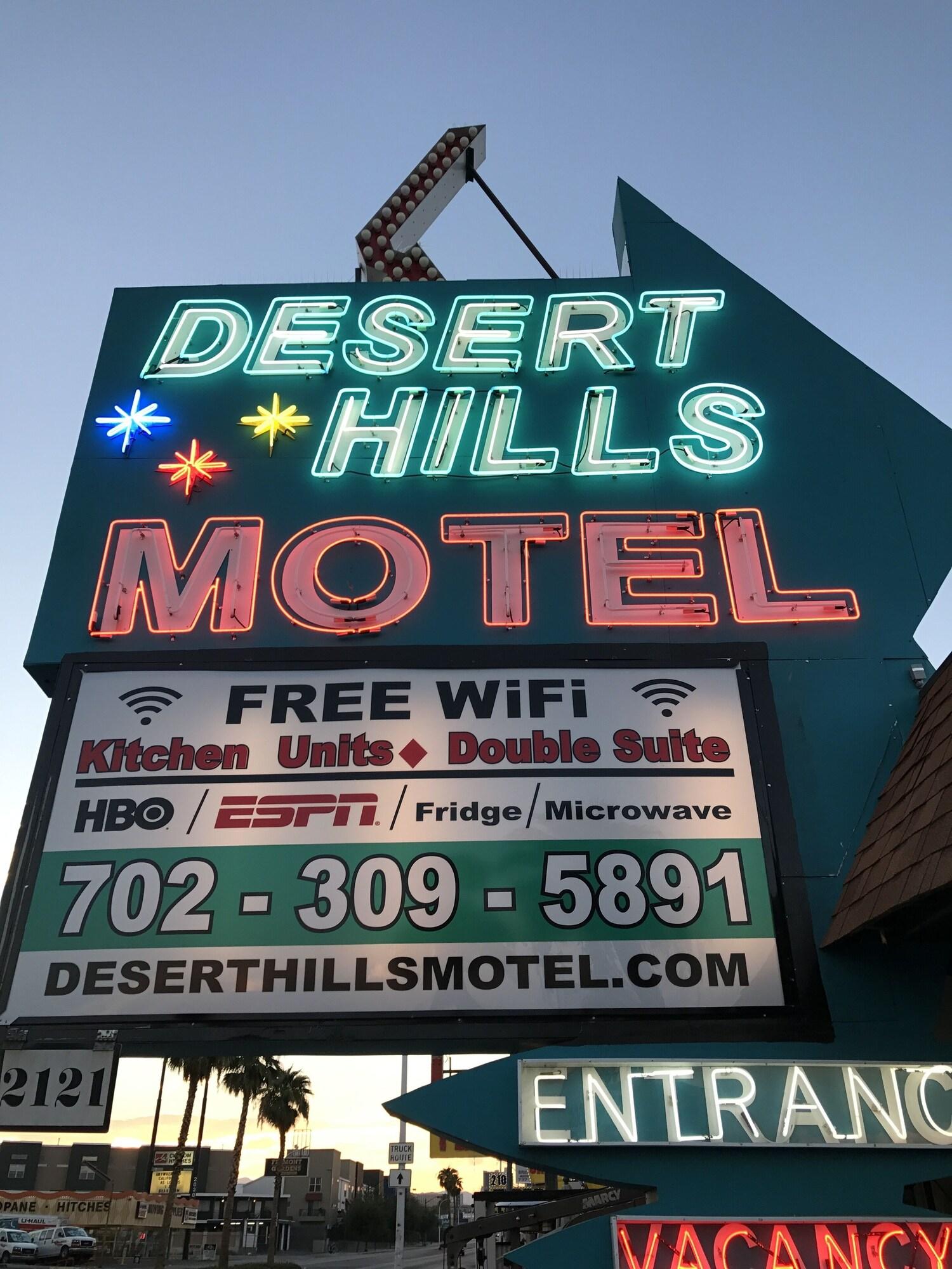 Vista Exterior DESERT HILLS MOTEL