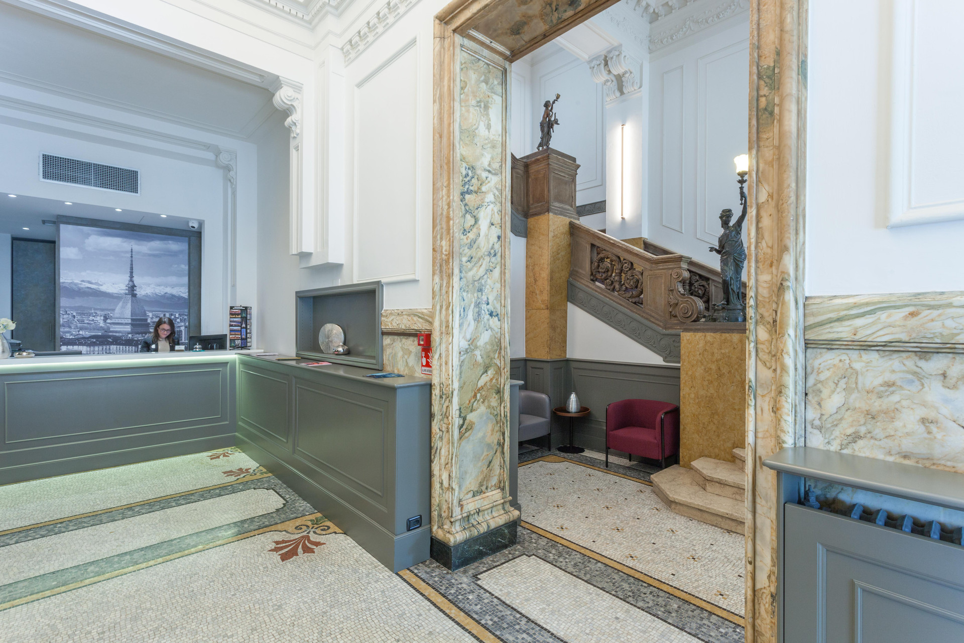 Vista Lobby Best Quality Hotel Dock Milano