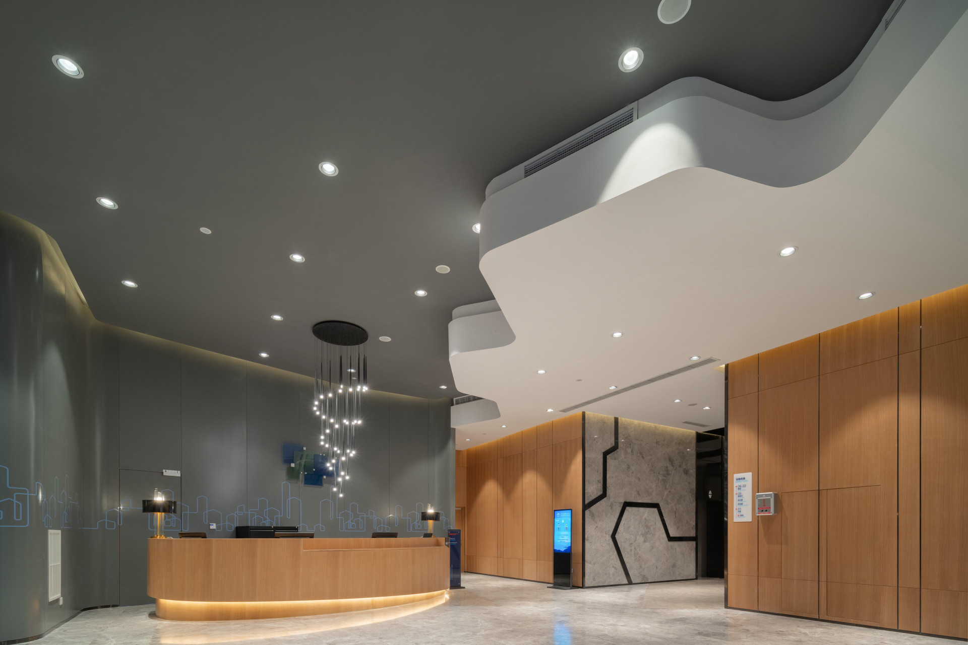 Vista Lobby Holiday Inn Express Qingdao Innovation Park