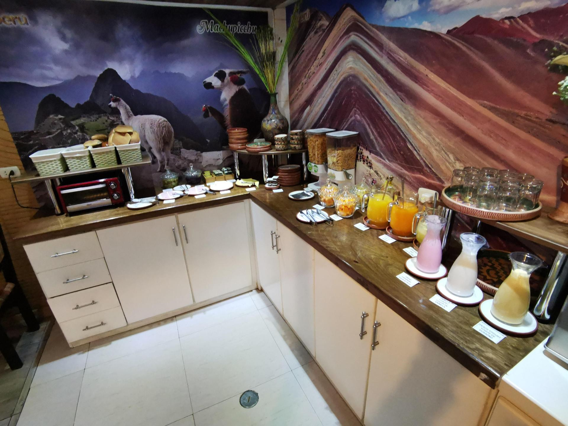 Comodidades del Alojamiento Terrazas del Inca Bed and Breakfast