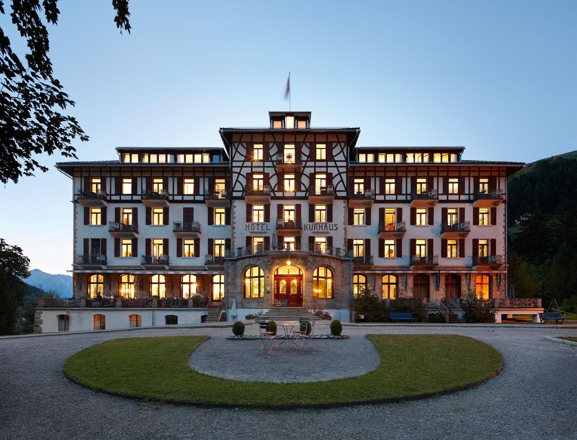 Vista Exterior Hotel Kurhaus Bergün