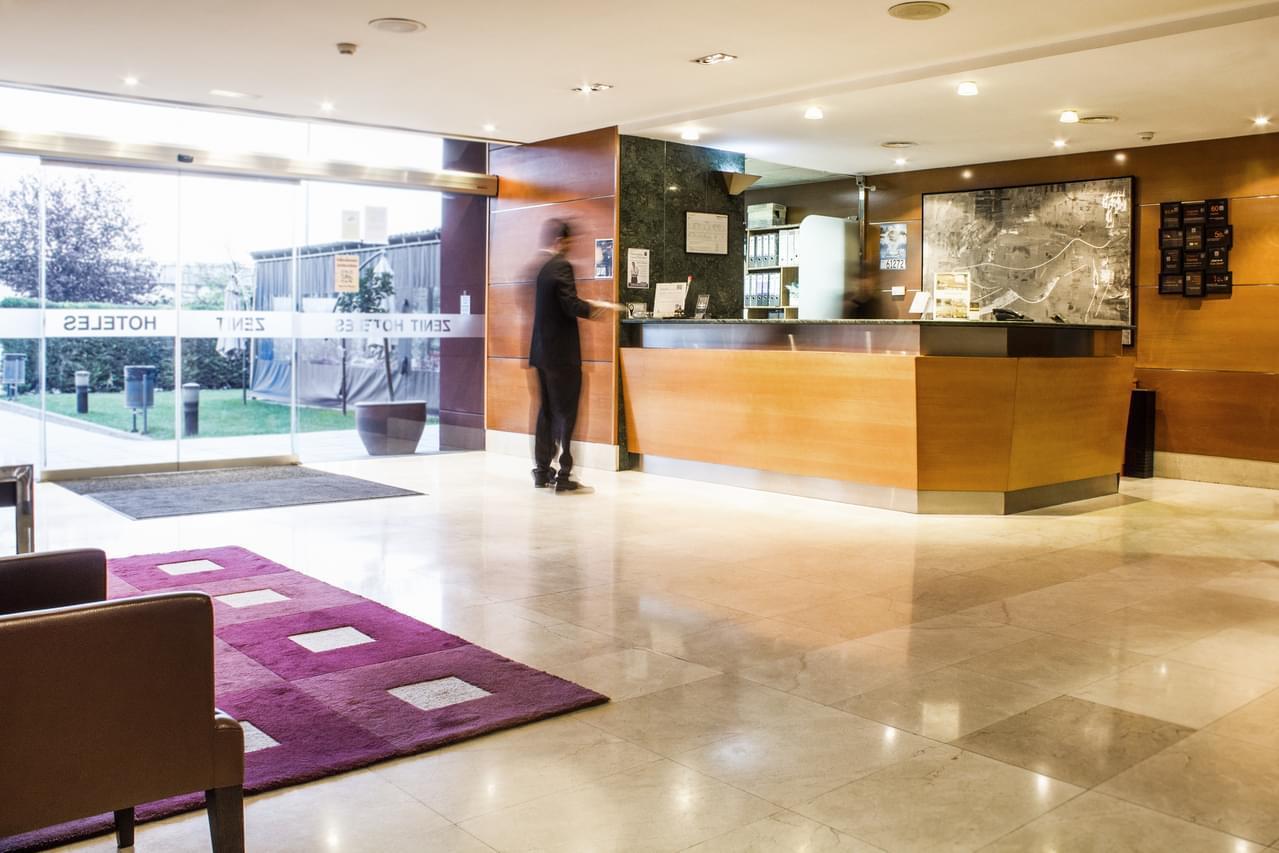 Vista Lobby Hotel Zenit Logroño