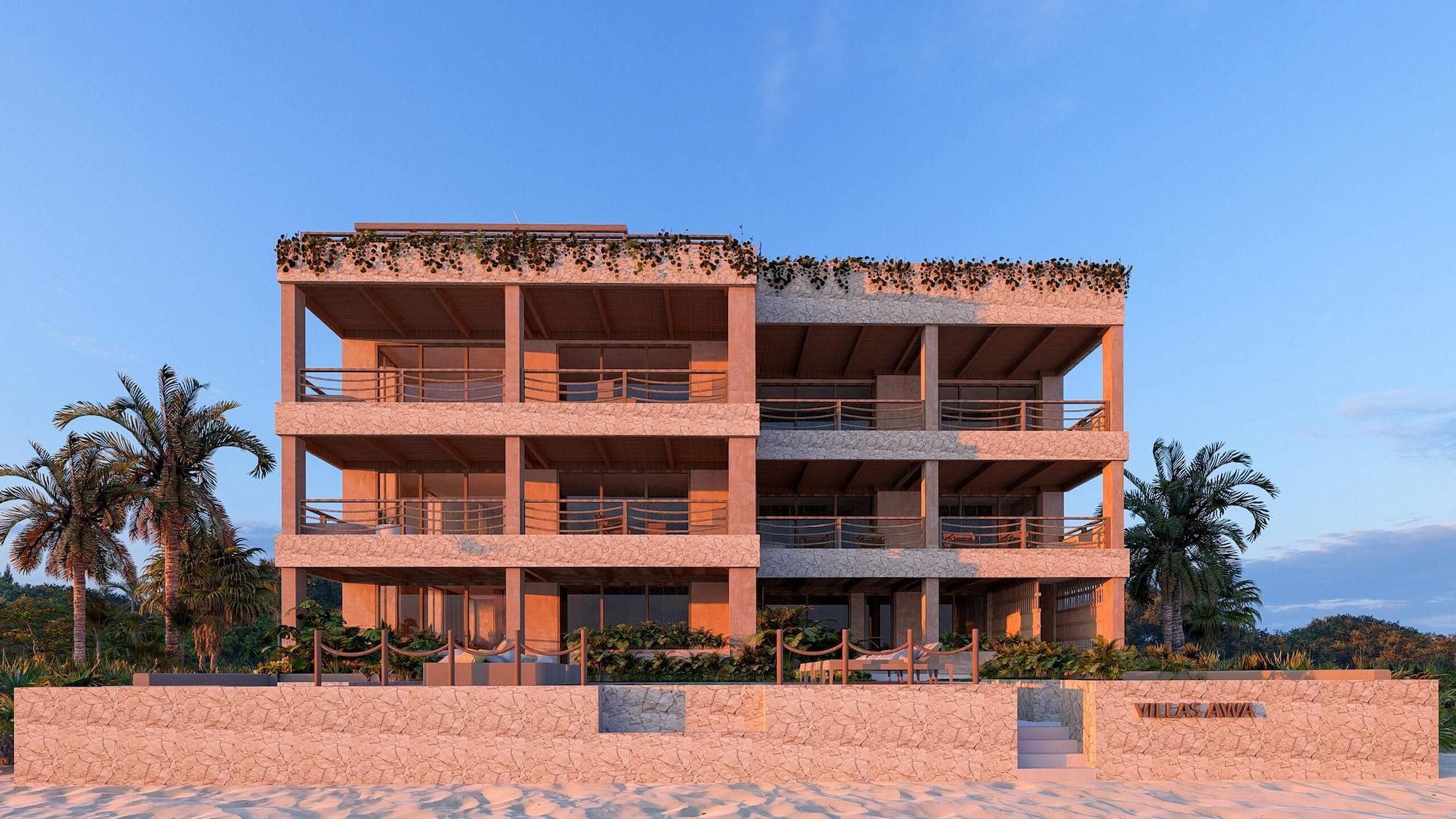 Vista Exterior Luxury Villas By Awa Holbox - Beachfront