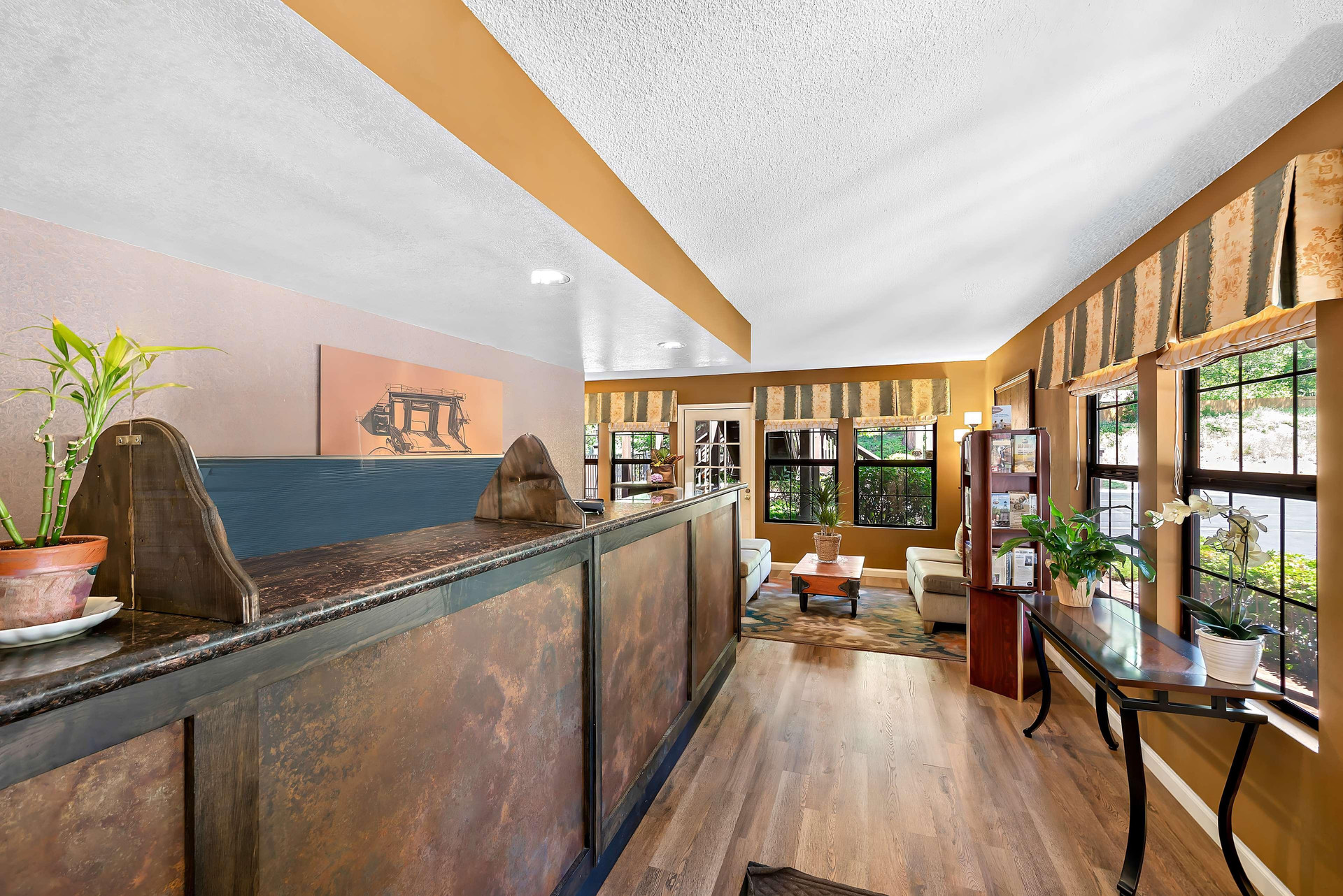 Vista Lobby Best Western Stagecoach Inn