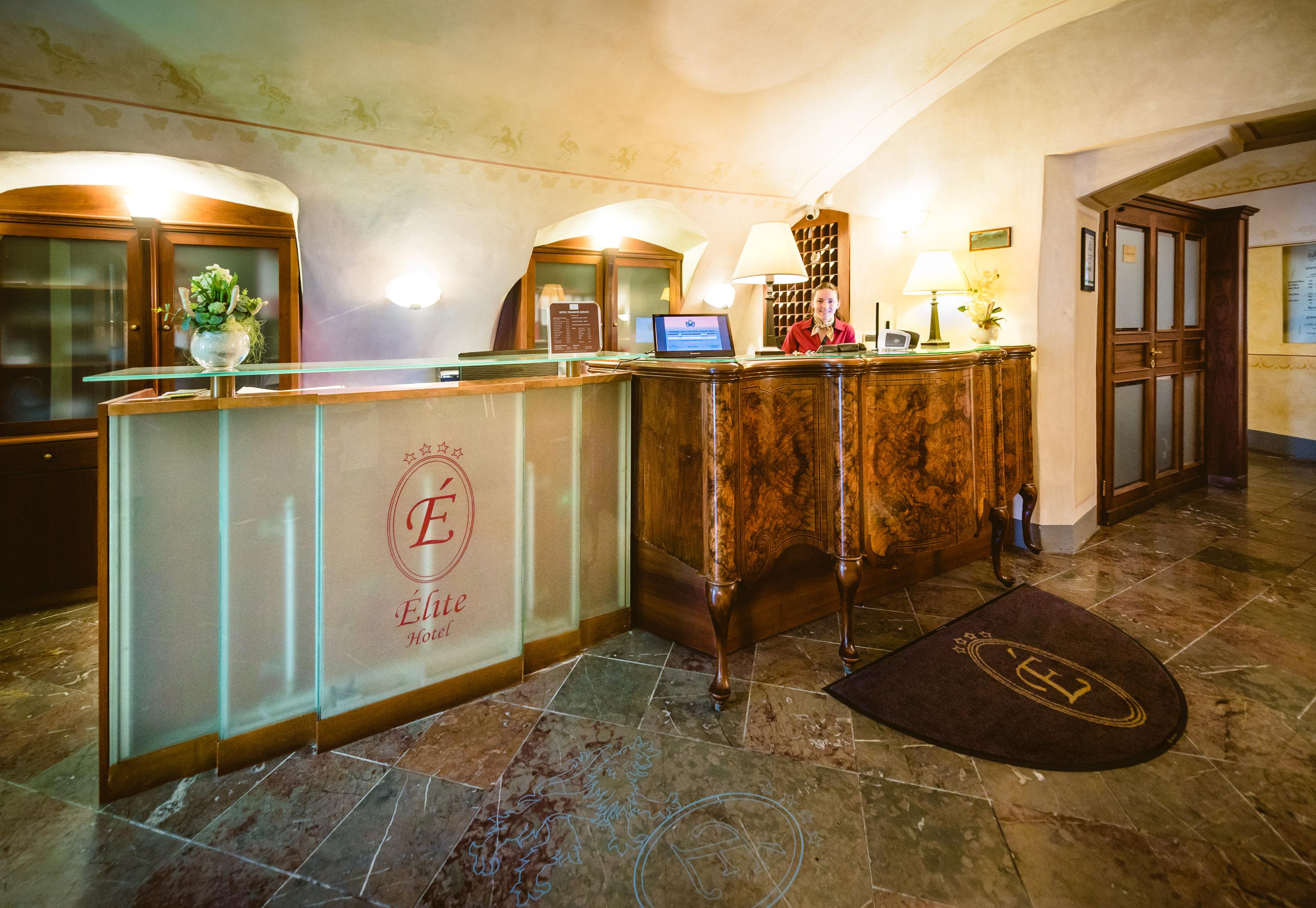 Vista Lobby Hotel Élite Prague