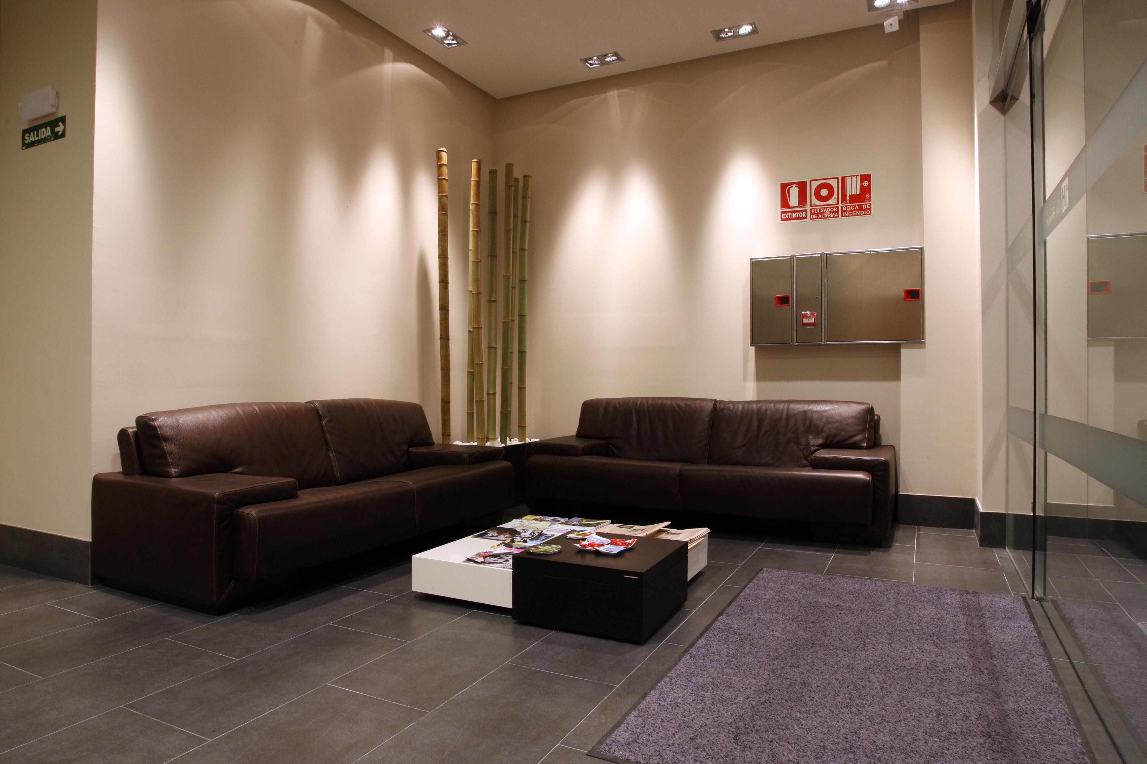 Vista Lobby Hotel San Fermín Pamplona