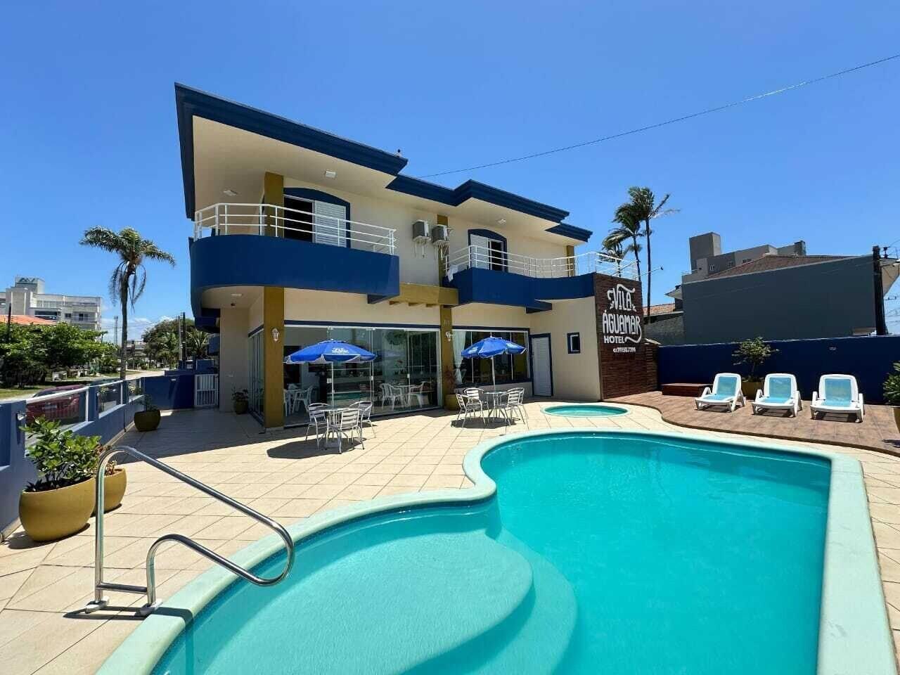 Vista da fachada Hotel Vila Águamar