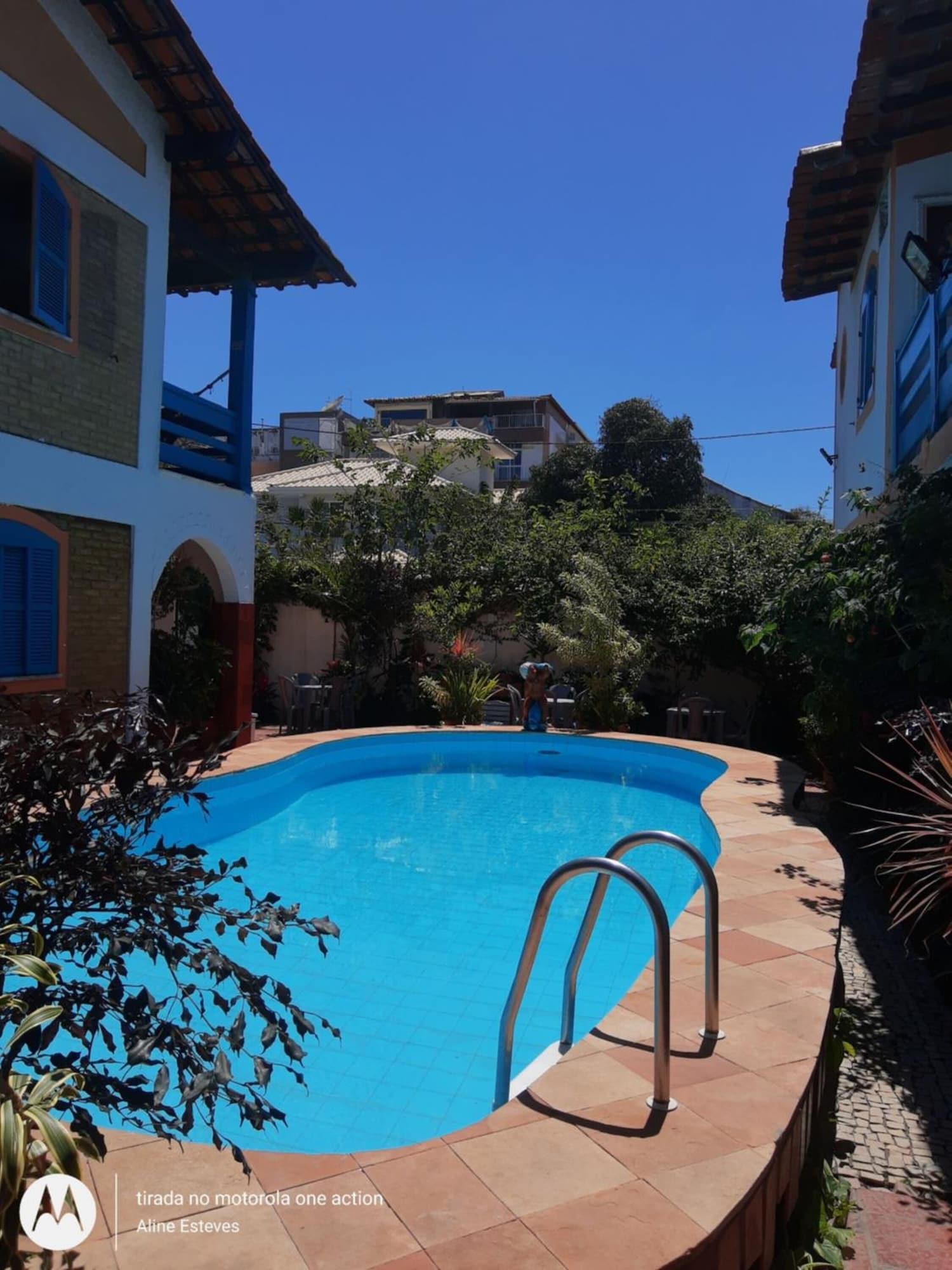 Vista Piscina Aloha Hostel Cabo Frio