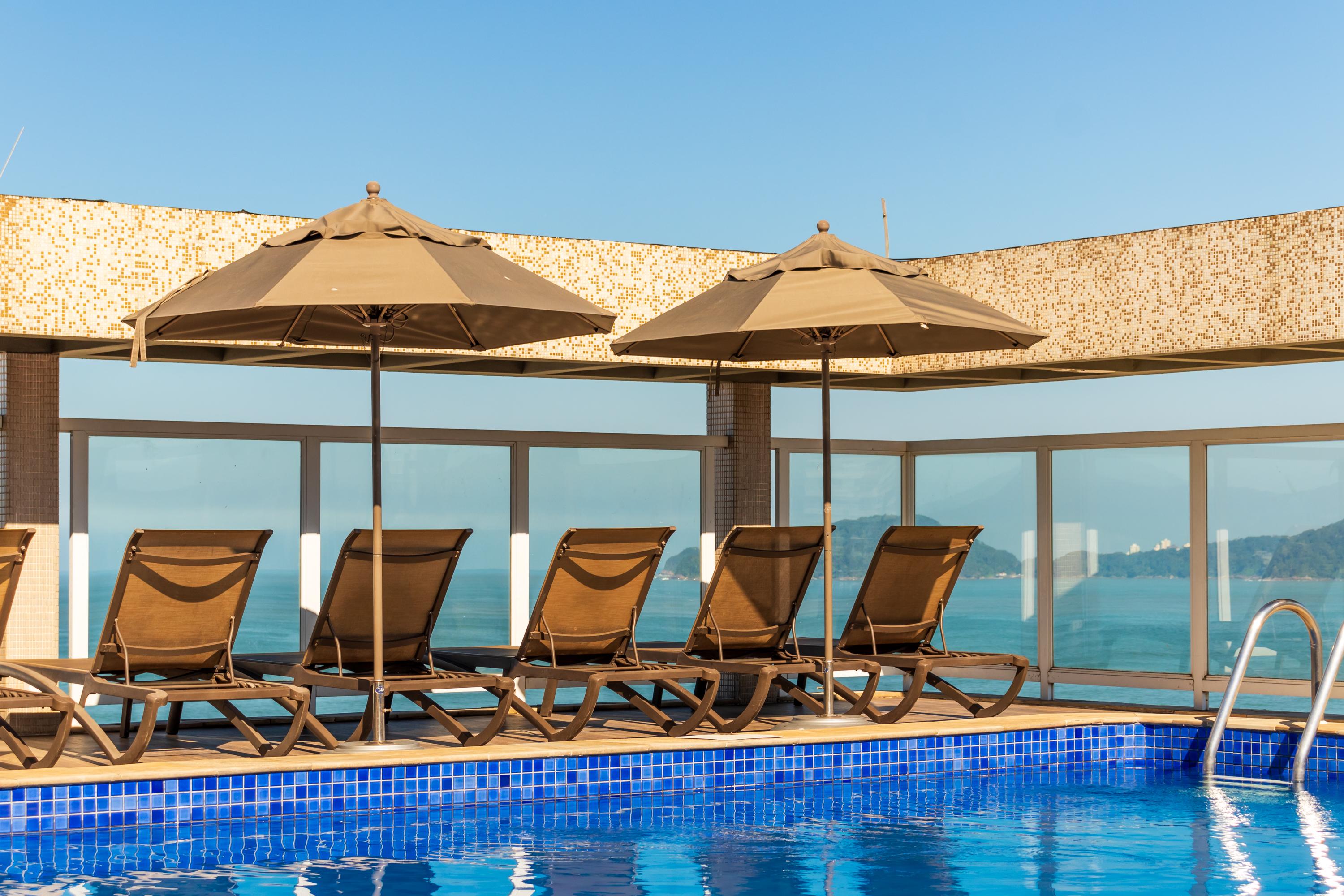 Vista Piscina Parque Balneário Hotel