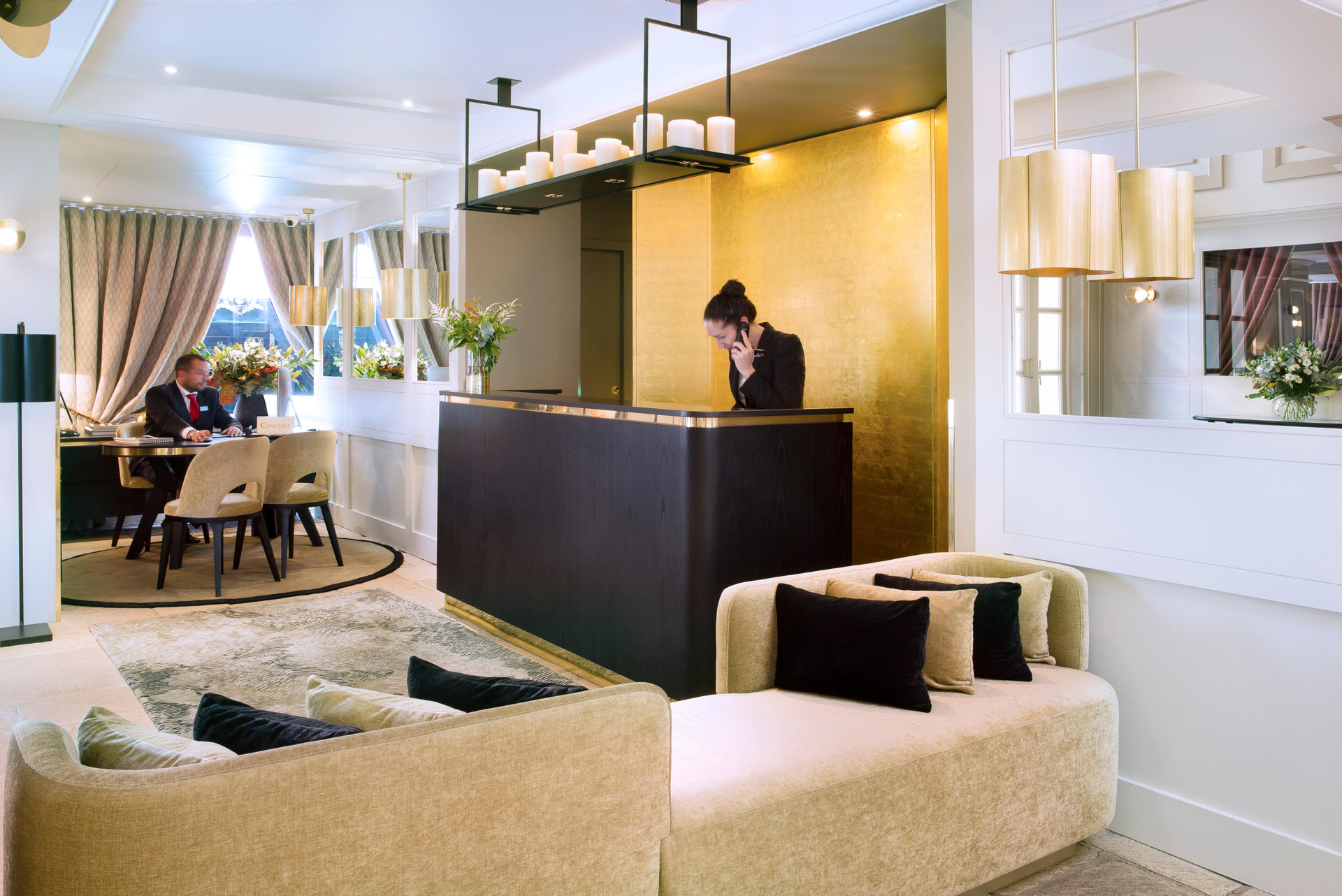 Vista Lobby Hotel d'Aubusson