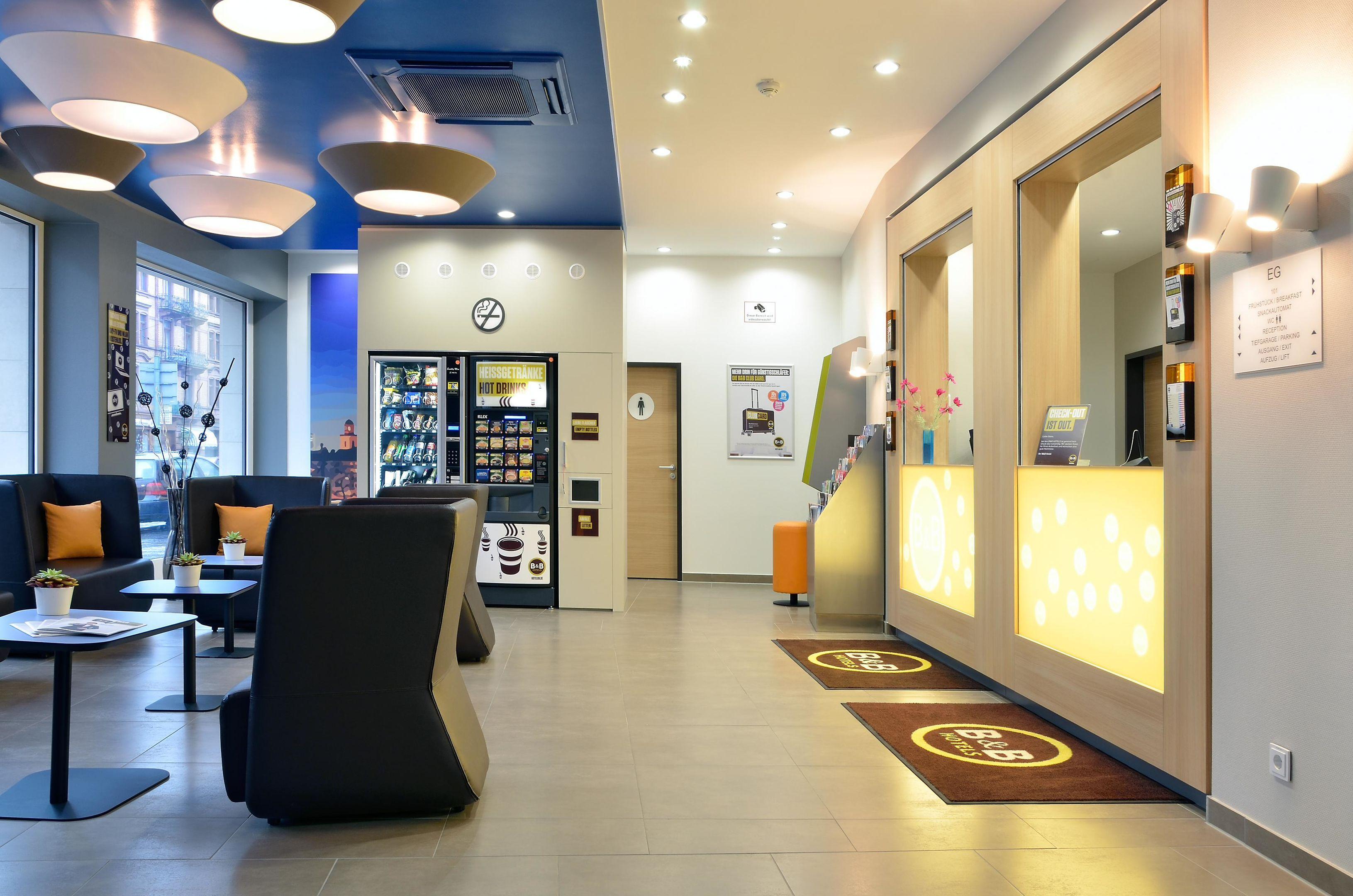 Vista Lobby B&B Hotel Frankfurt-Hbf