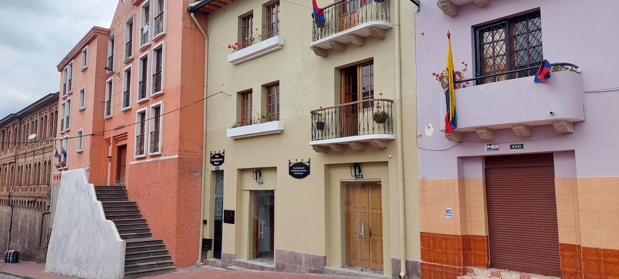 Vista Exterior Hotel Casa Ecuatreasures Centro Histórico