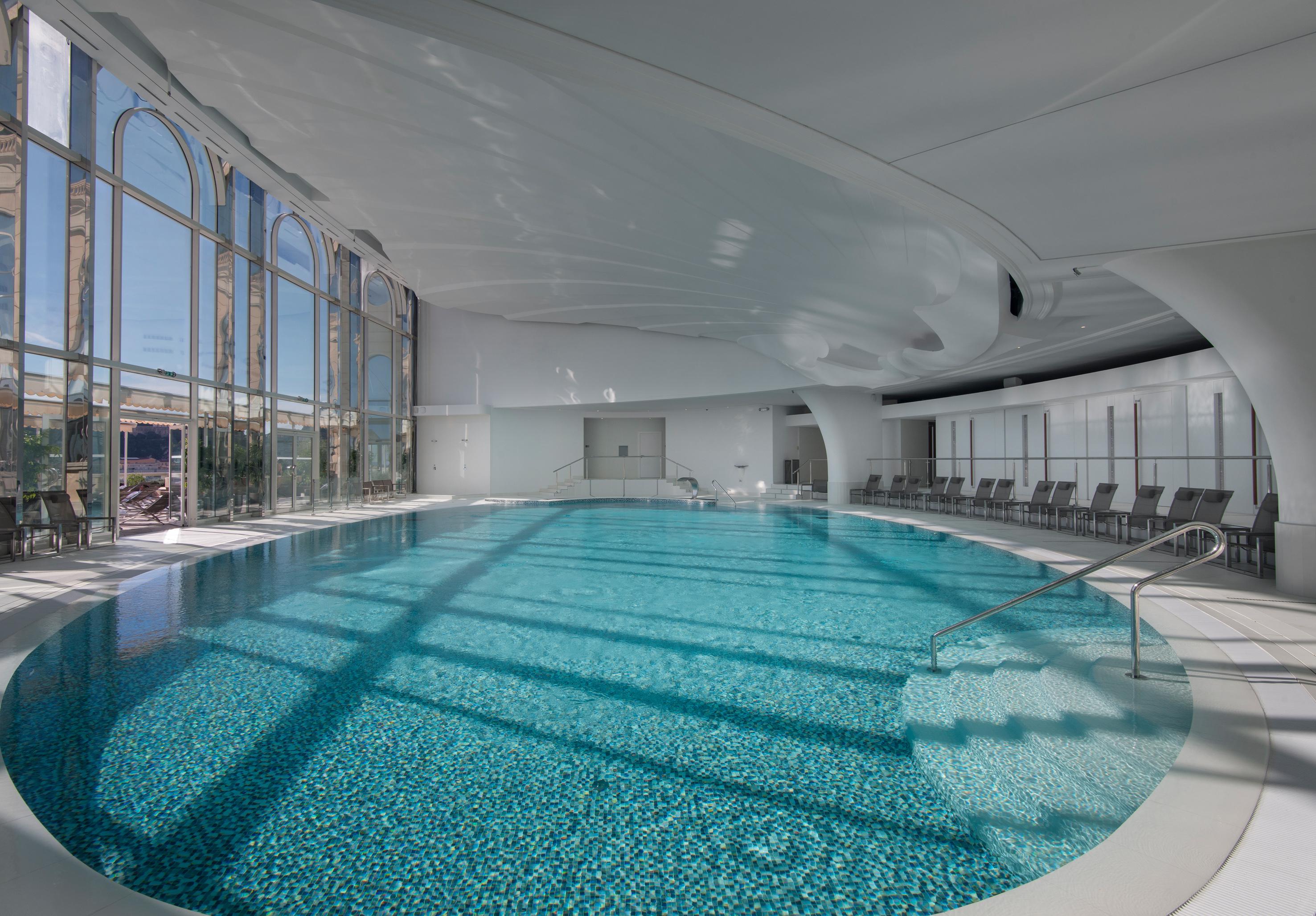 Vista Piscina Hôtel Hermitage Monte-Carlo