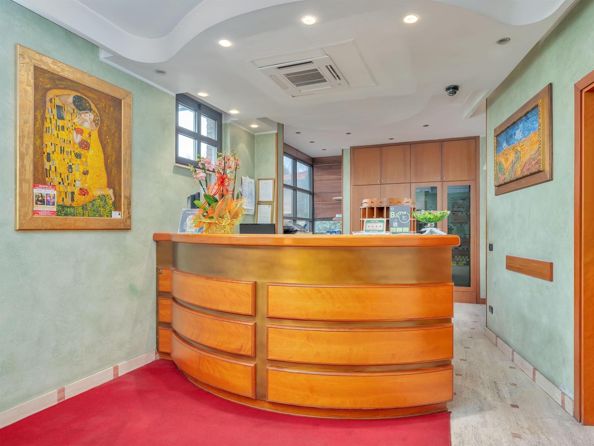 Vista Lobby B&B Hotel Prestige Ornago