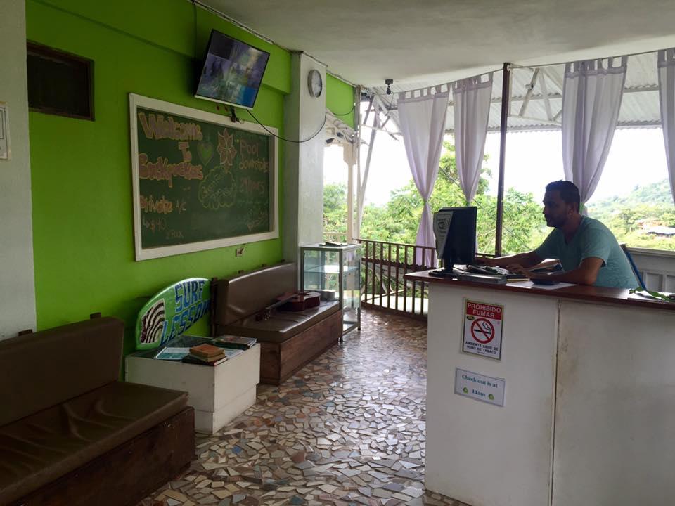 Vista Lobby Backpackers Manuel Antonio