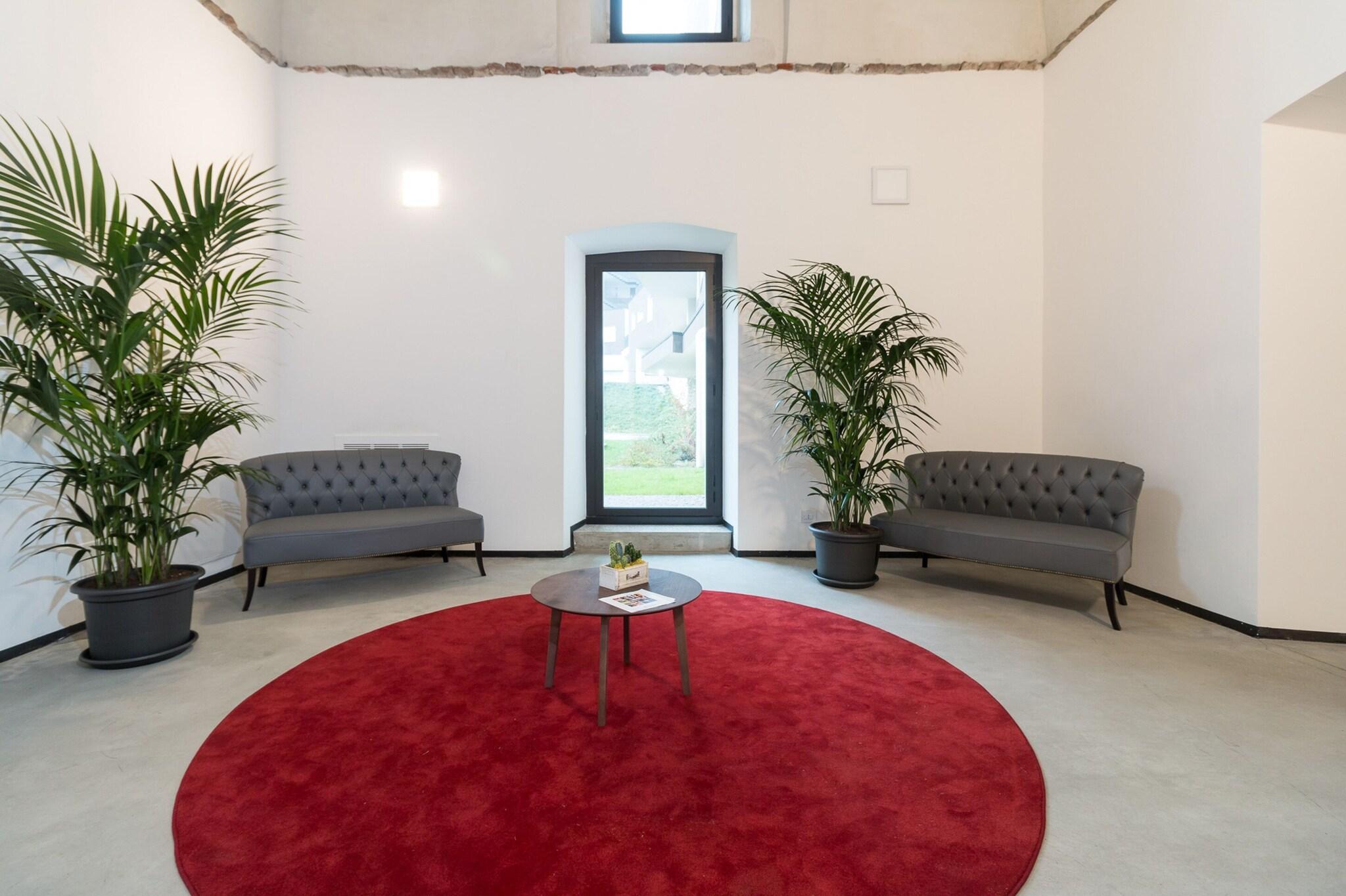 Vista Lobby Hotel Cascina Fossata & Residence