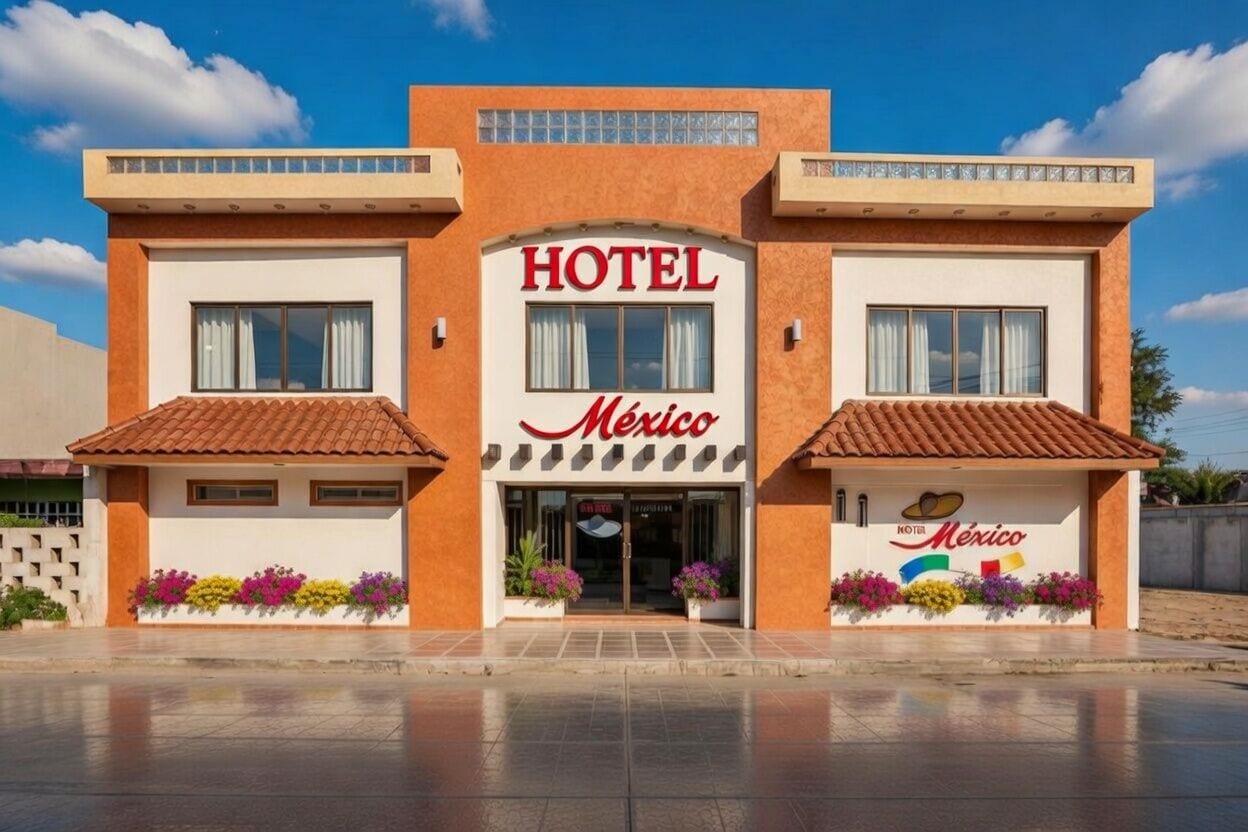 Vista Exterior Hotel México
