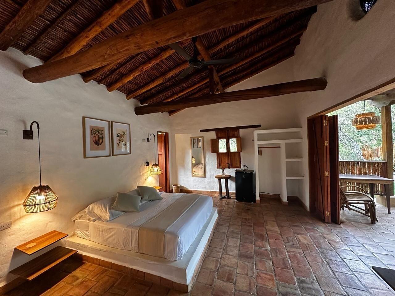 Comodidades del Alojamiento Casa del Arbol Barichara