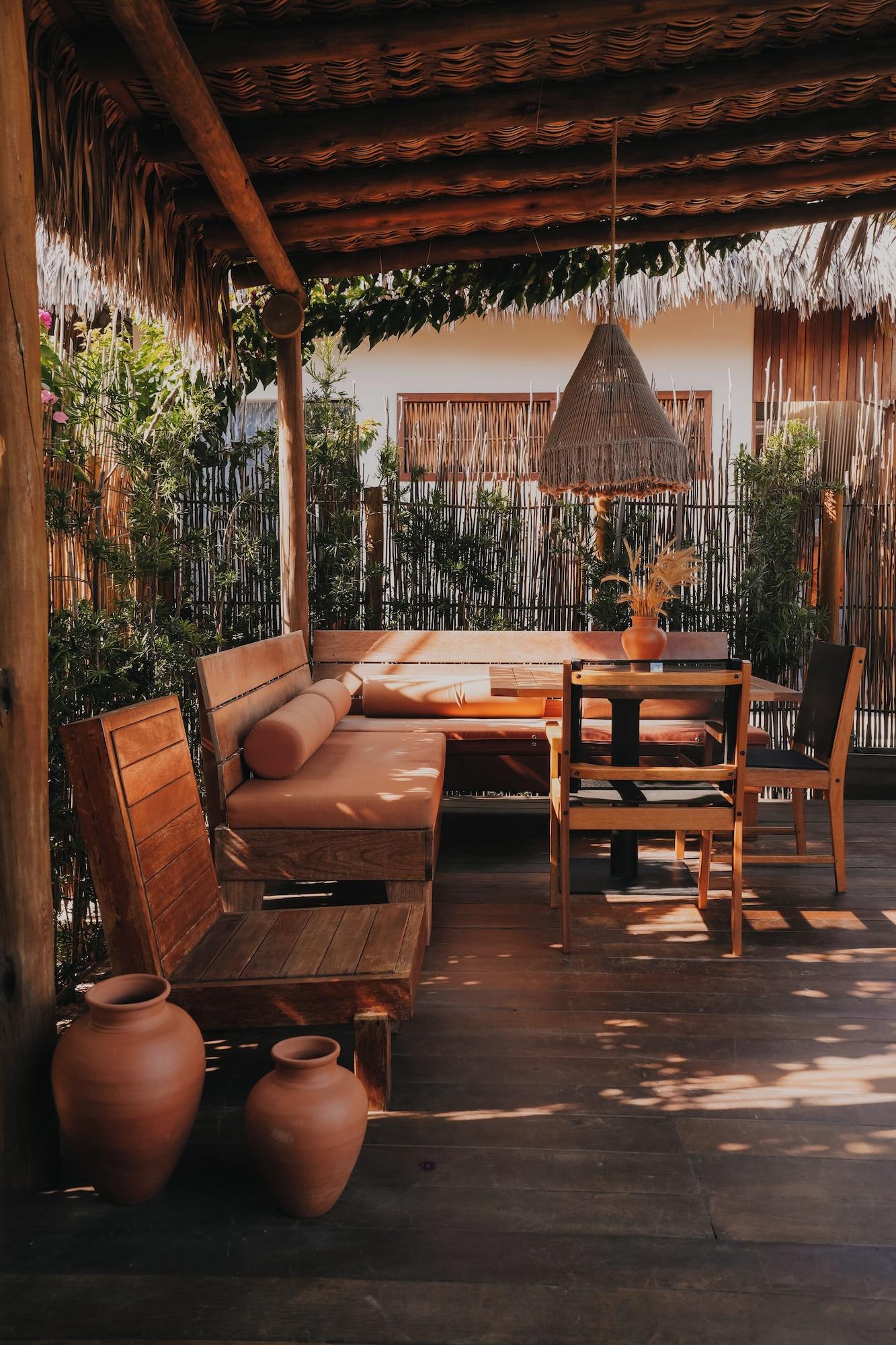 Vista do lobby Pousada Buriti Atins Private