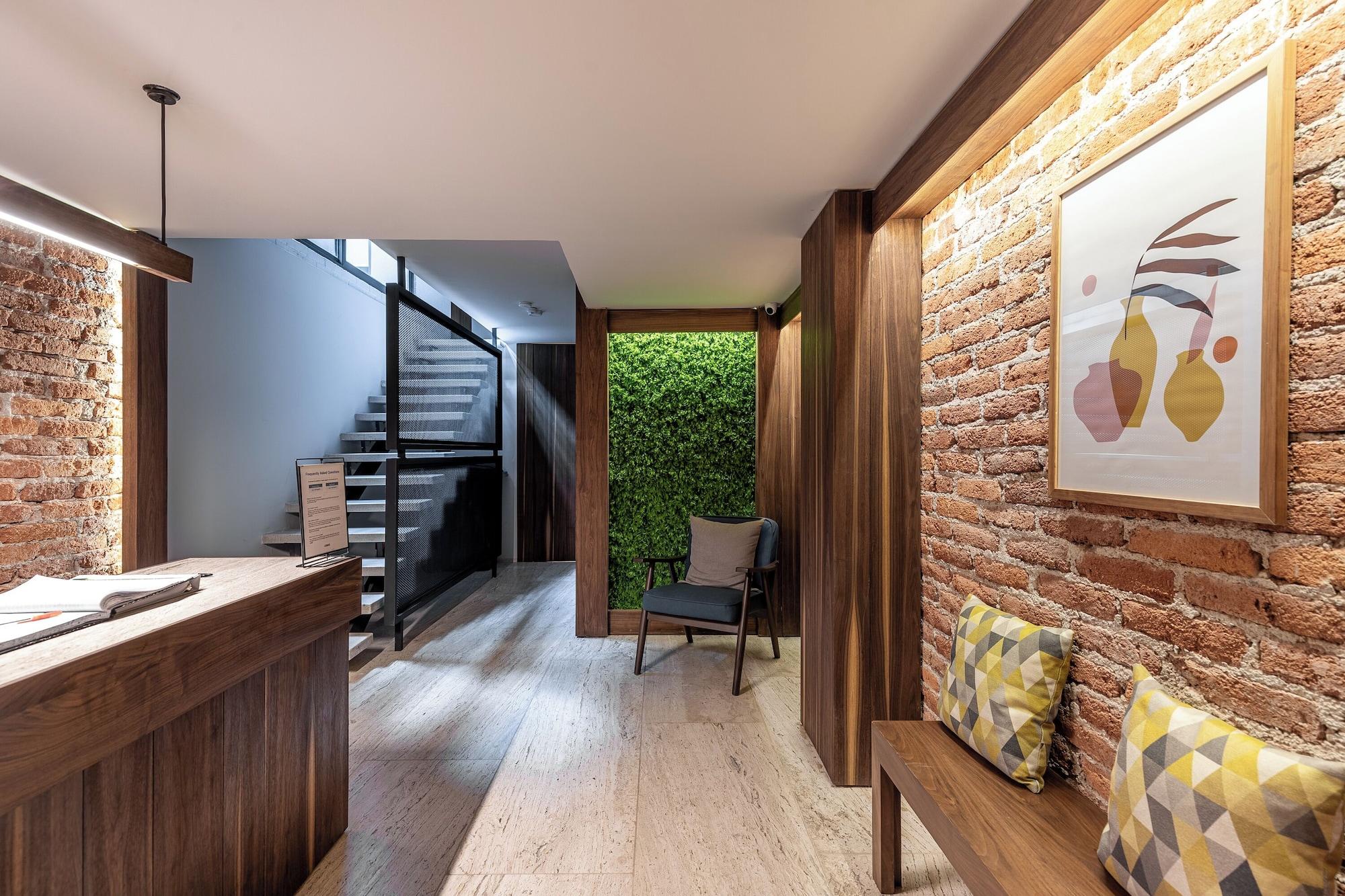 Vista Lobby Roma Norte Trendy Apartments by VIATO