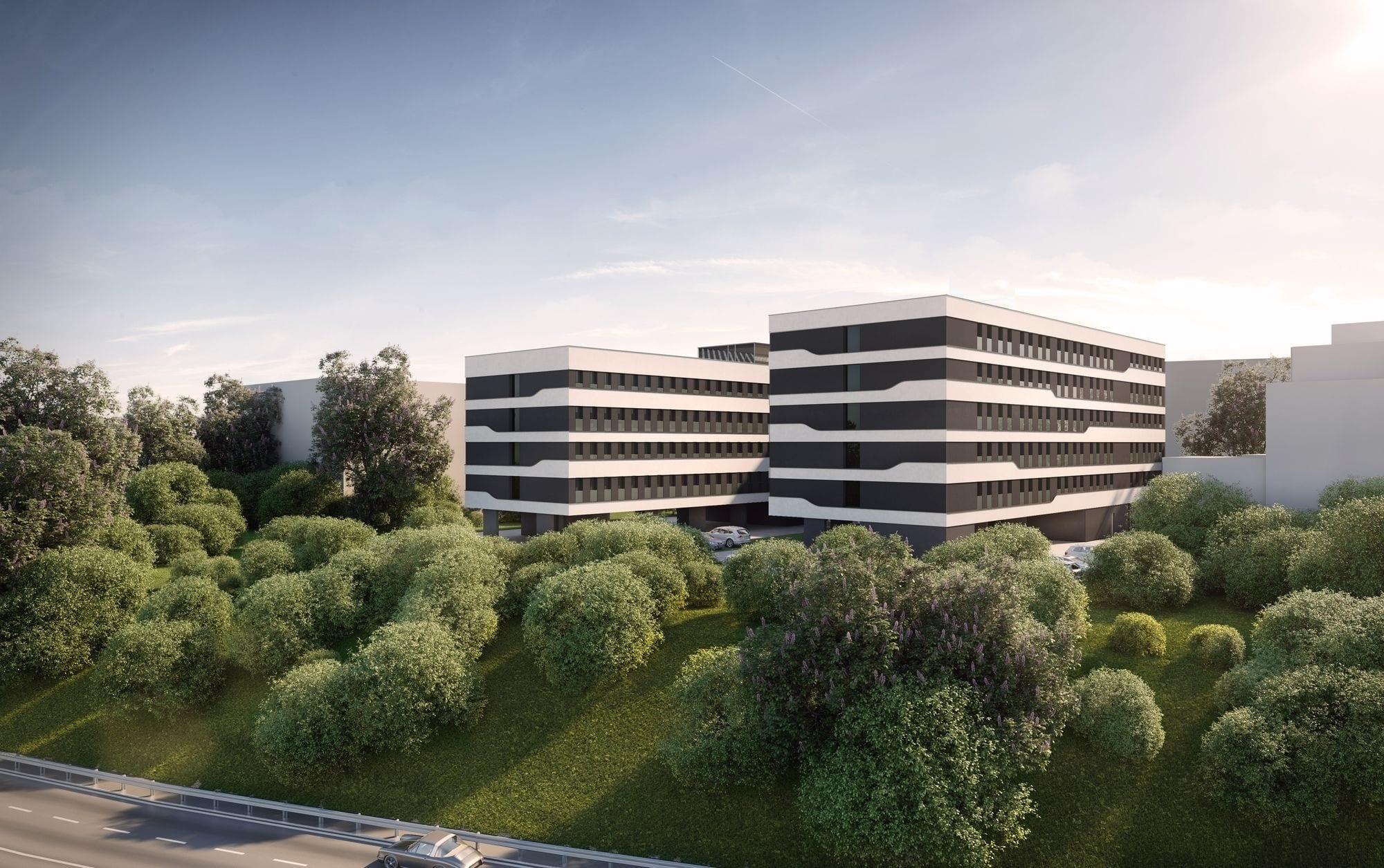 Vista Exterior Holiday Inn – the niu, Mesh Stuttgart Messe by IHG