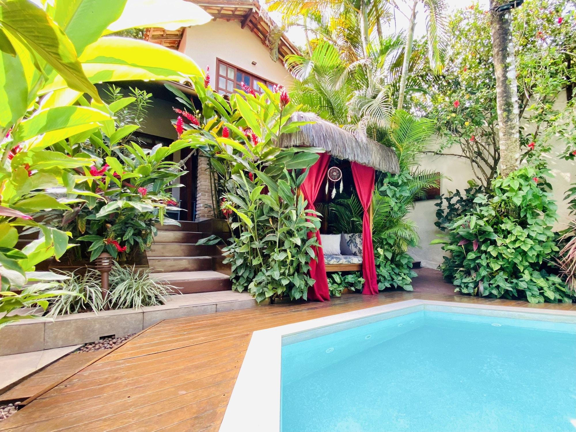 Vista Piscina Pousada Agua de Coco