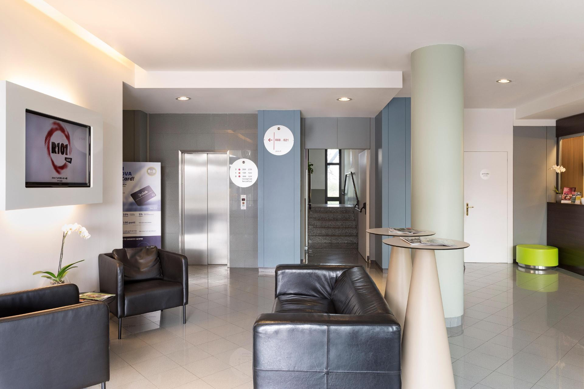 Vista Lobby B&B Hotel Mantova