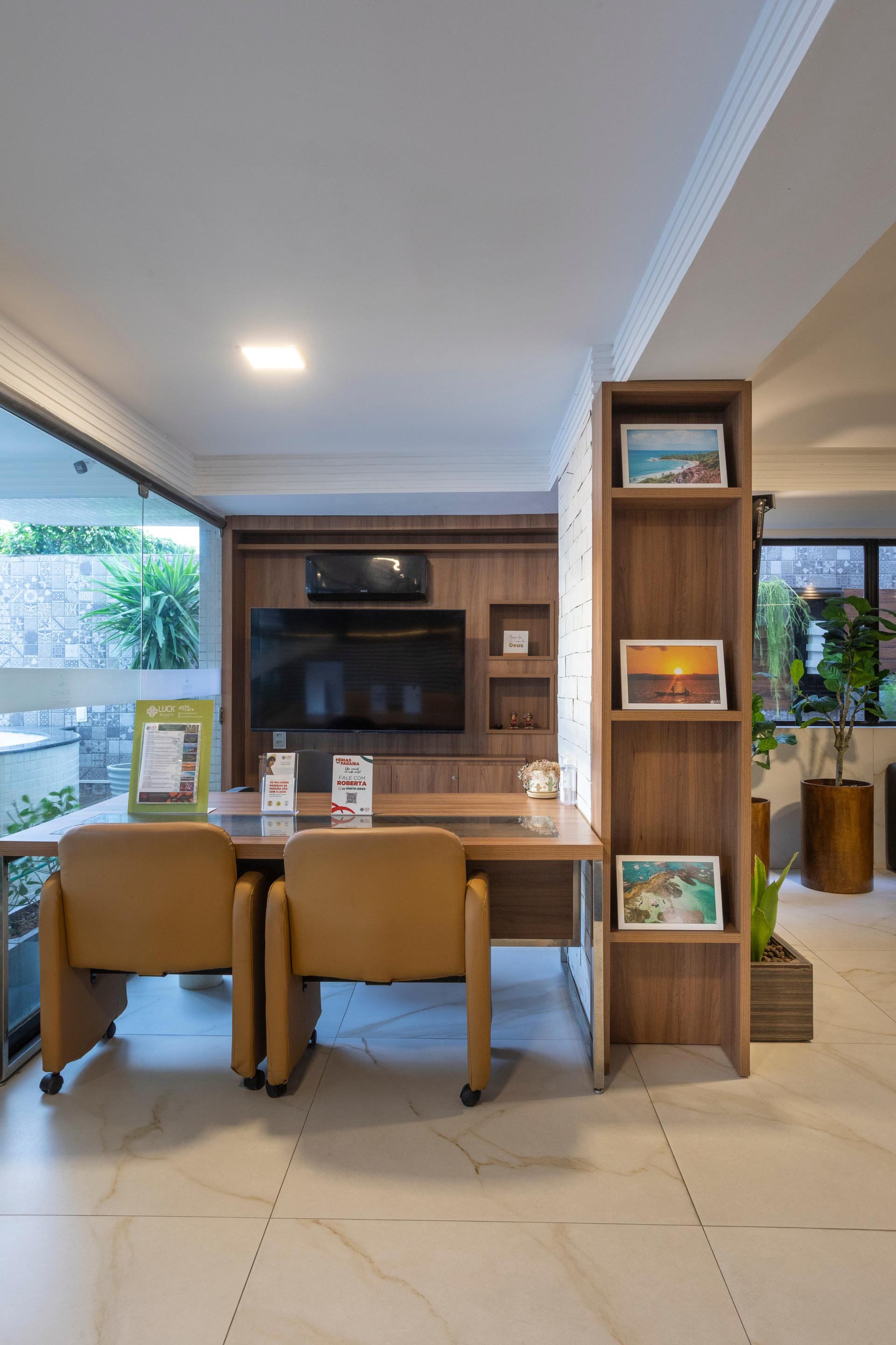 Vista Lobby Atlântico Praia Hotel