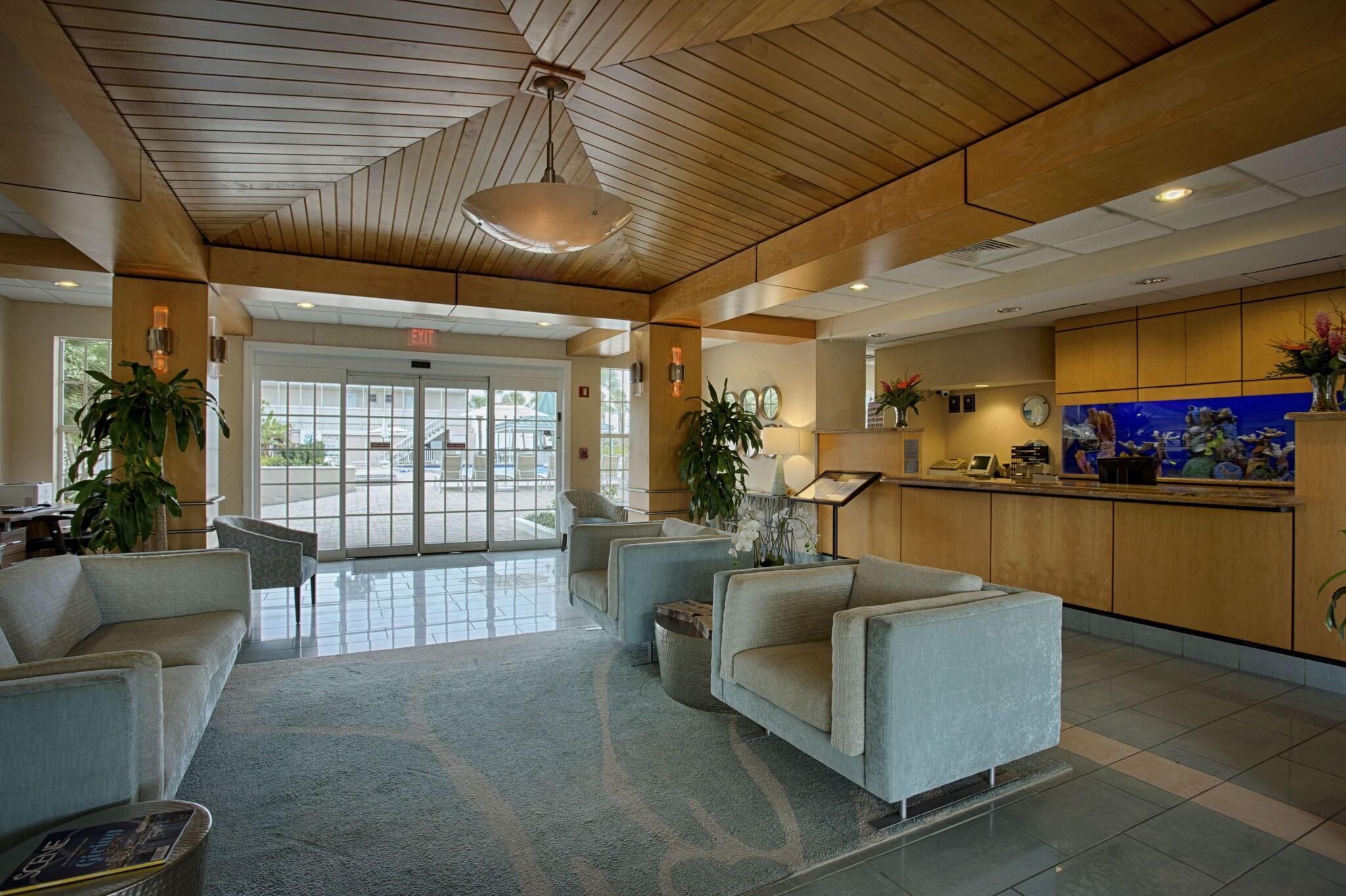 Vista Lobby Sandcastle Resort at Lido Beach