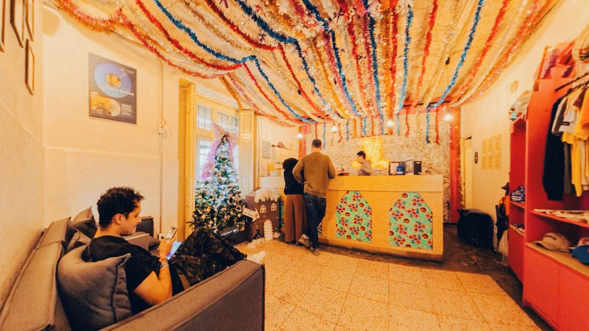 Vista Lobby Viajero CDMX Centro Hostel
