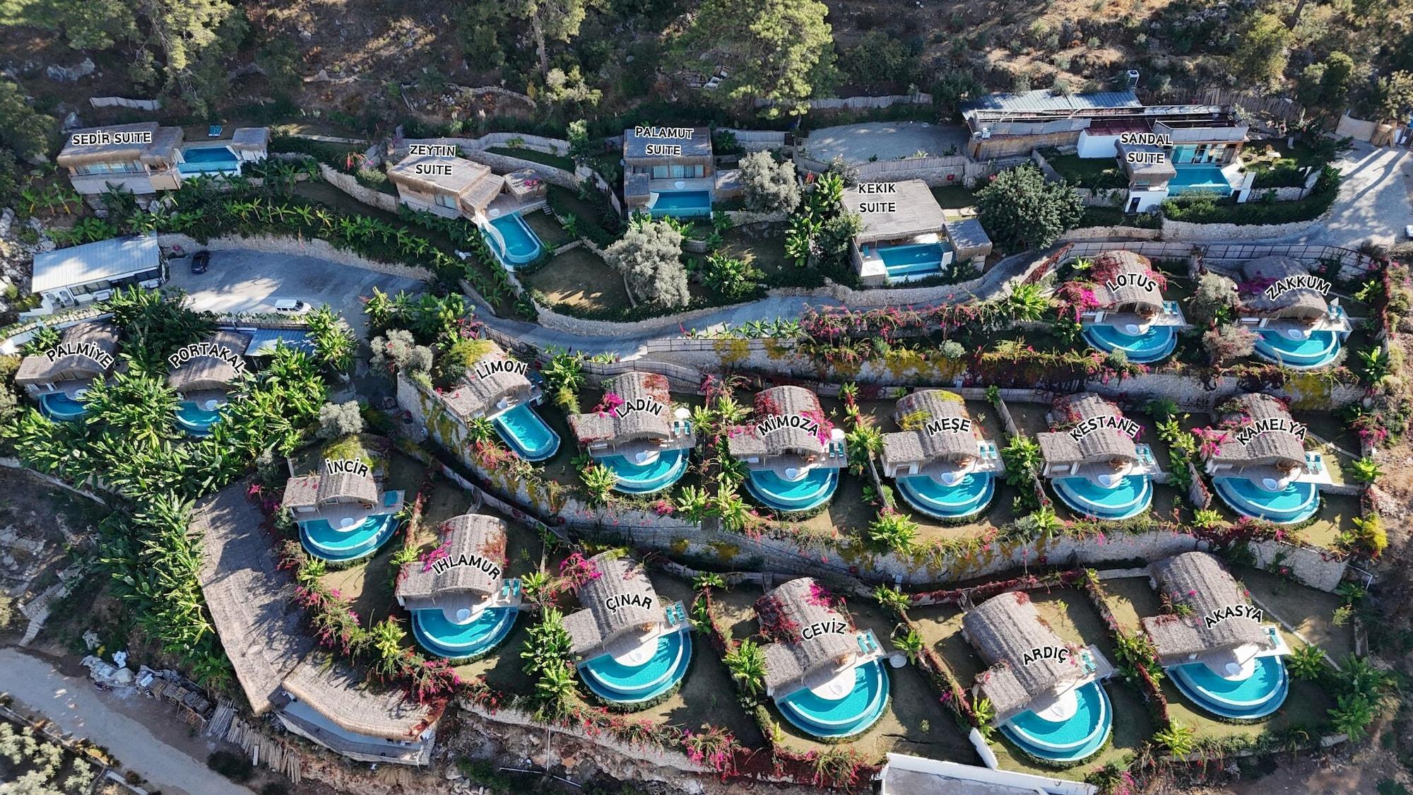 Vista Exterior Seaview Faralya Butik Hotel