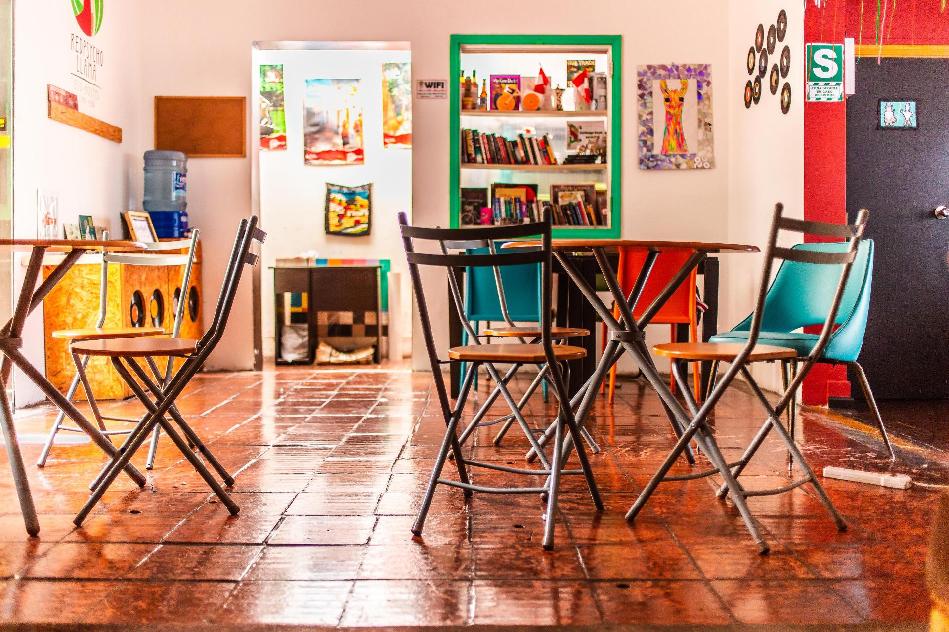 Vista Lobby Red Llama Eco Hostel