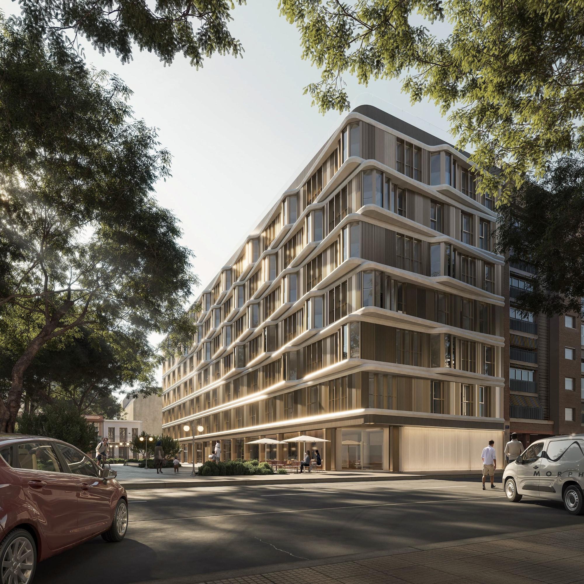 Vista Exterior Hotel Intelier Malvarrosa Plaza