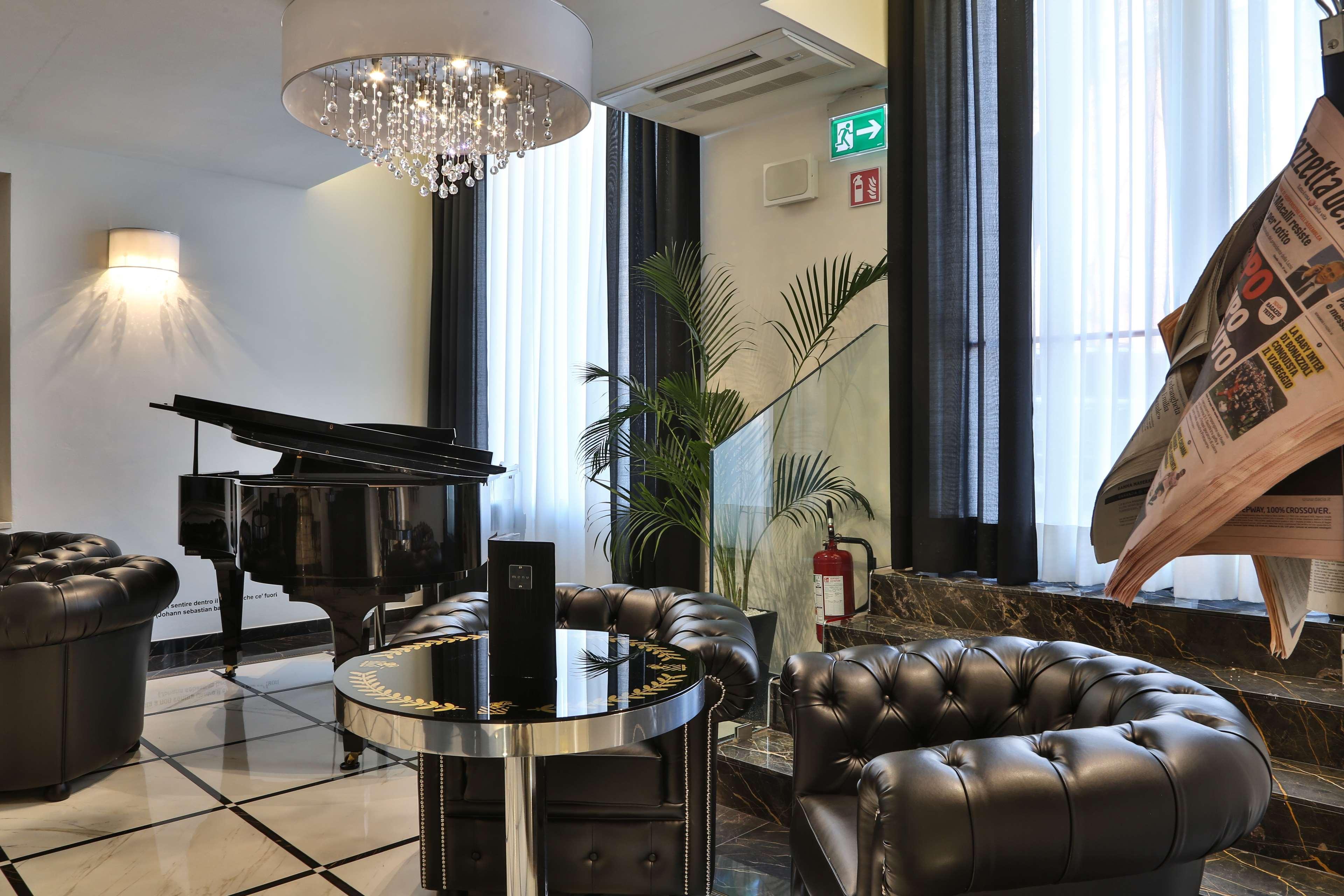 Vista Lobby Best Western Premier Milano Palace Hotel