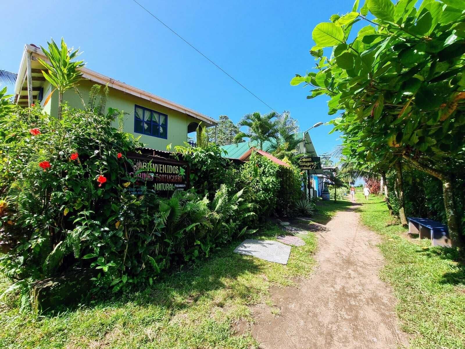 Vista Exterior Cabinas Tortuguero Natural