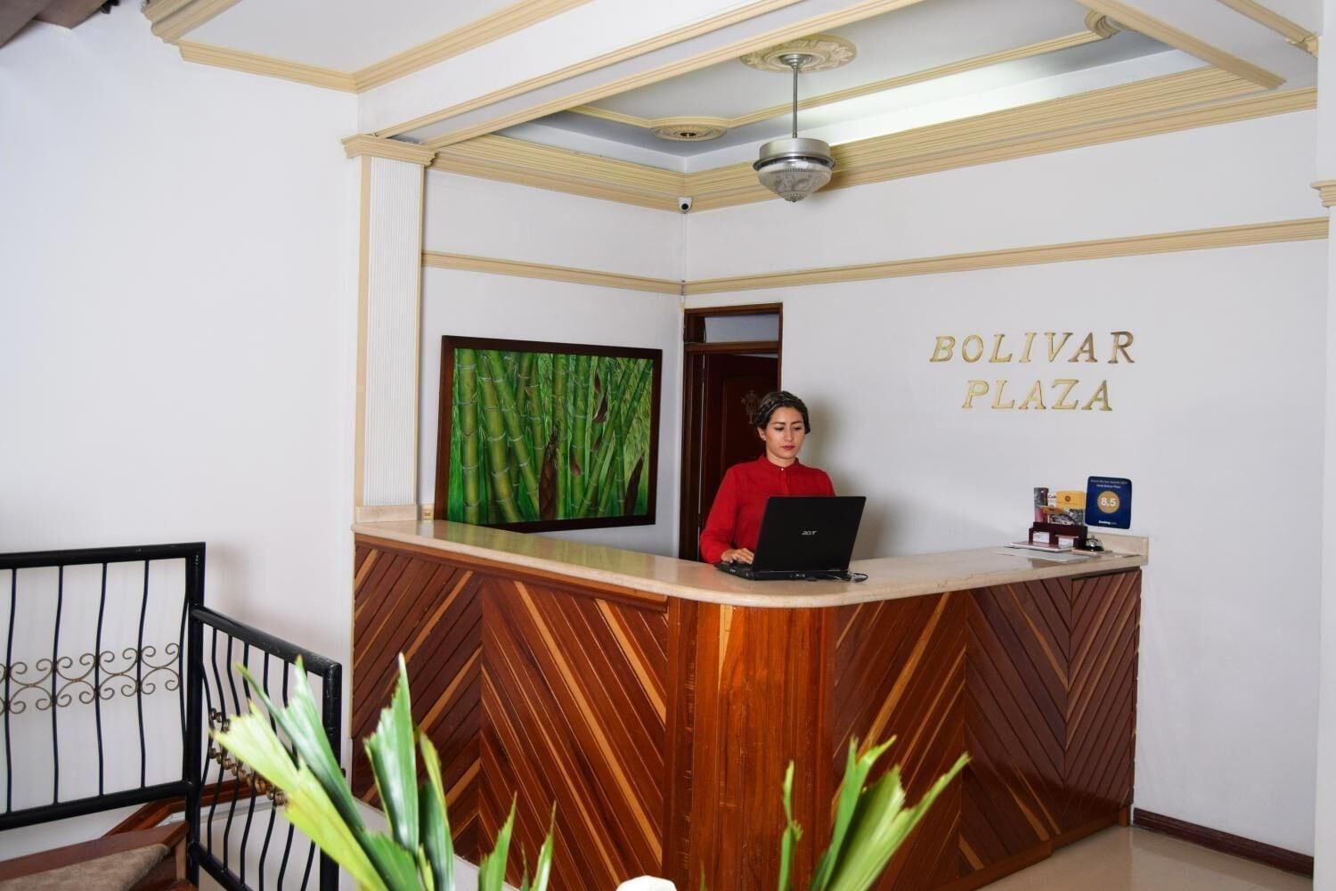 Vista Lobby Hotel Bolivar Plaza Manizales