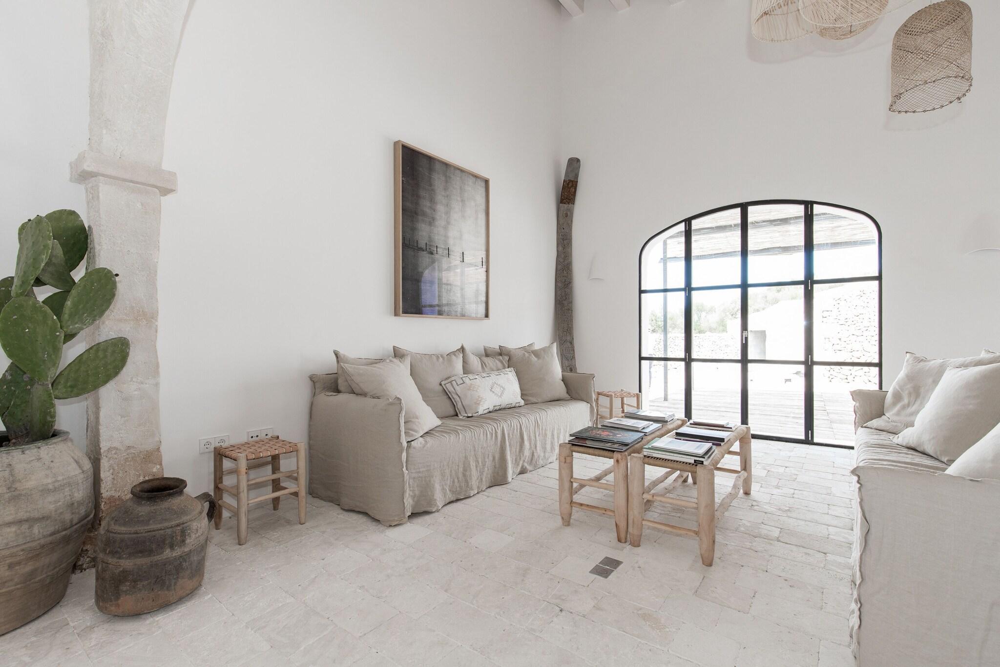 Vista Lobby Torre Vella Fontenille Menorca - Relais & Châteaux