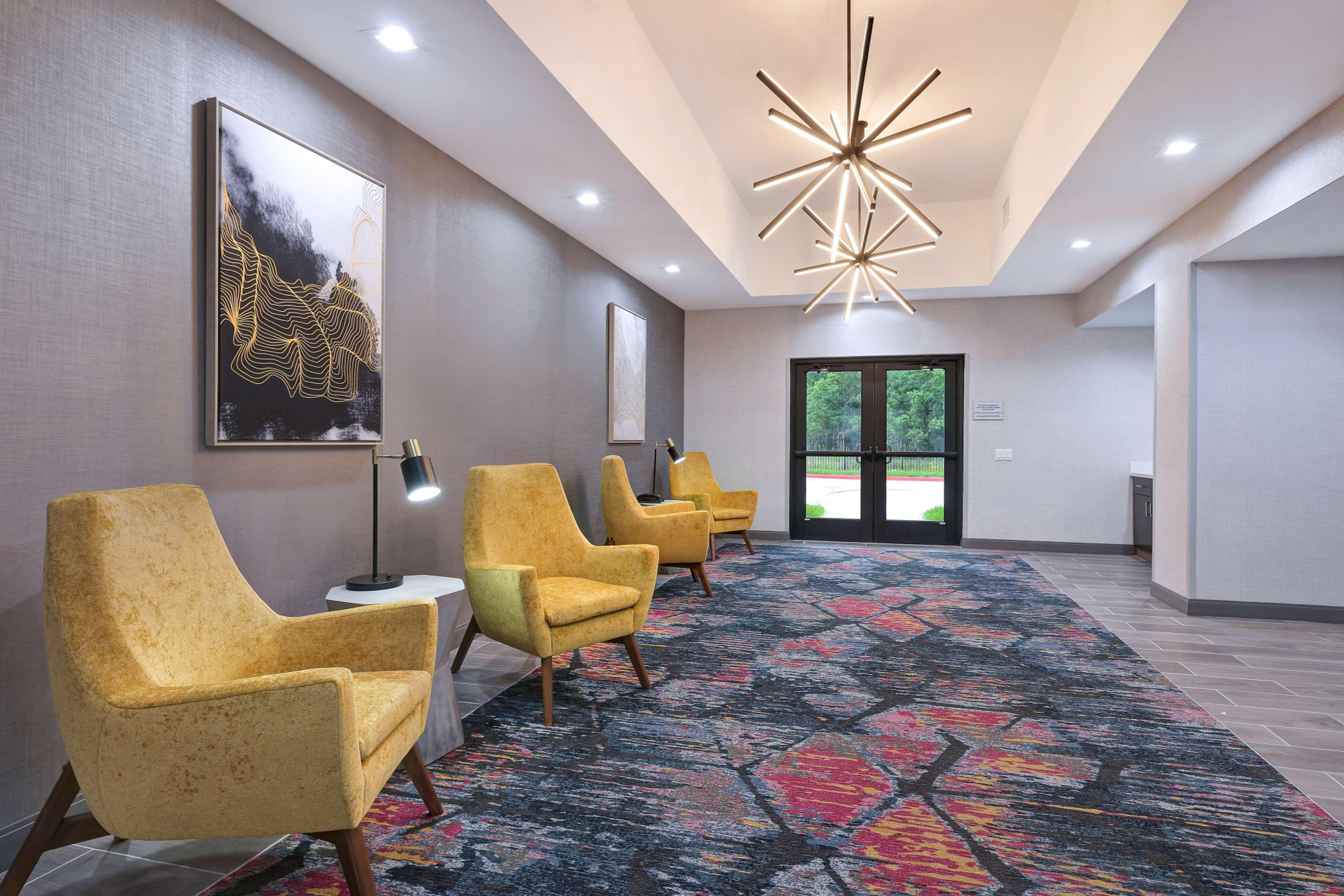 Vista Lobby Hampton Inn & Suites Houston East Beltway 8